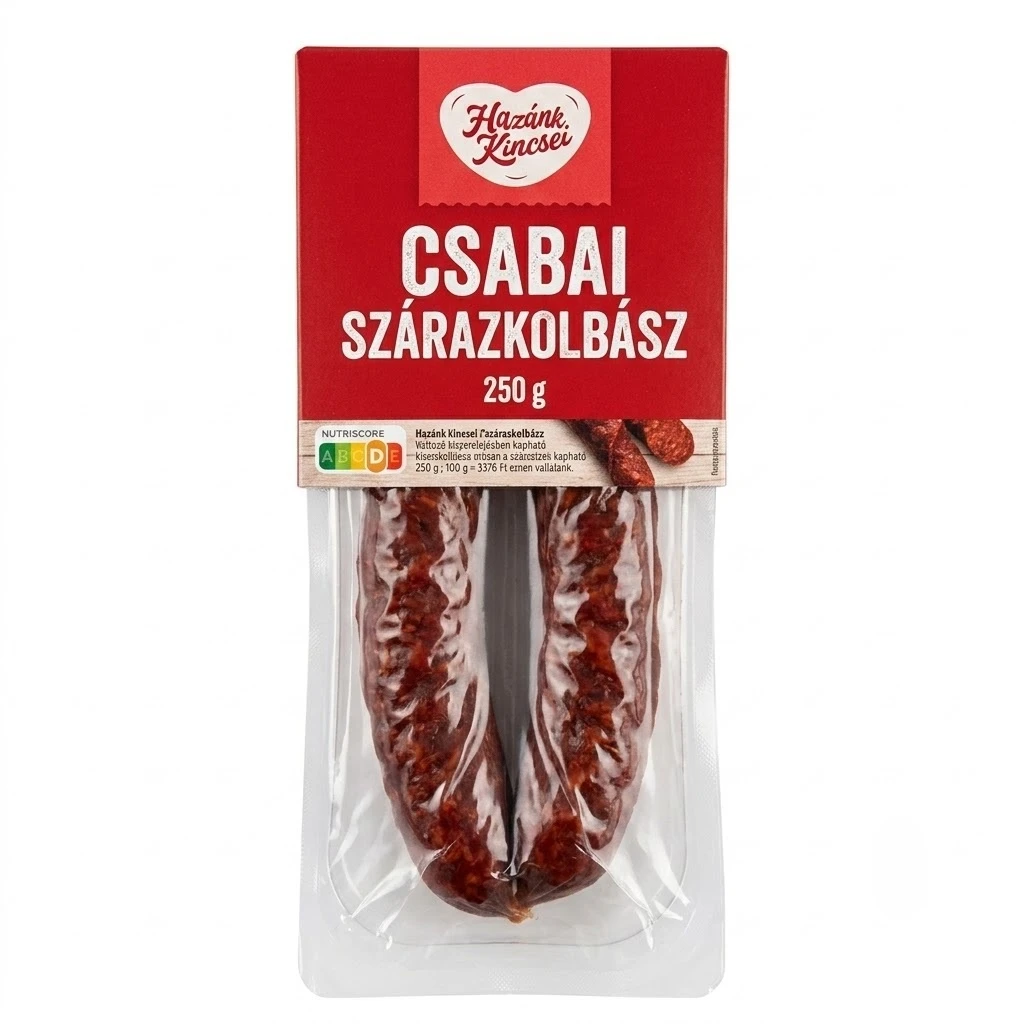HAZÁNK KINCSEI Csabai / Gyulai pároskolbász