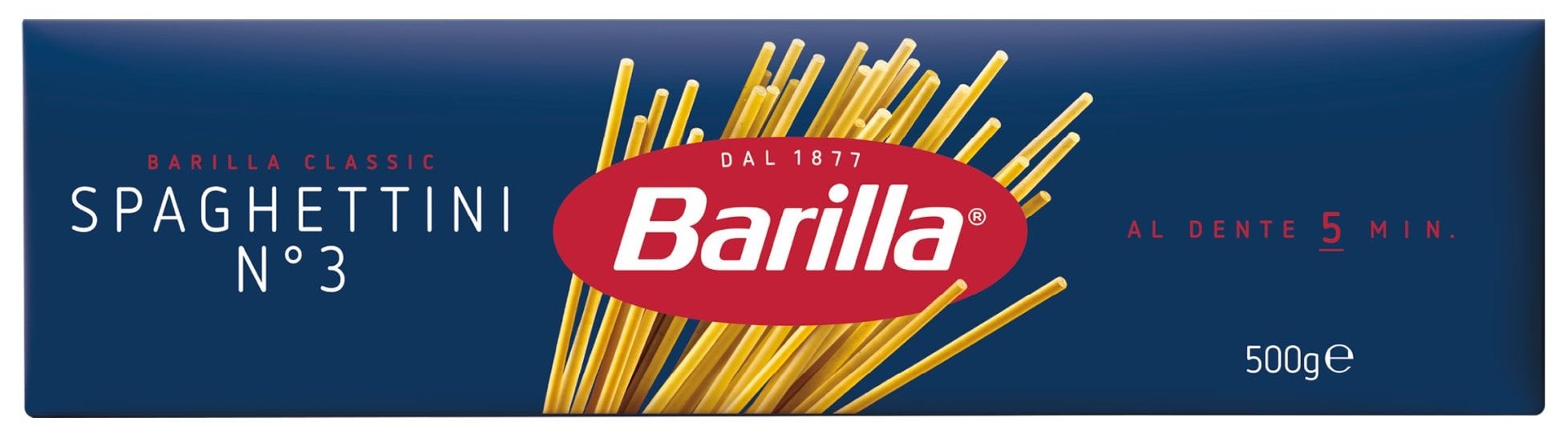 Barilla Spaghettini szálas durum száraztészta