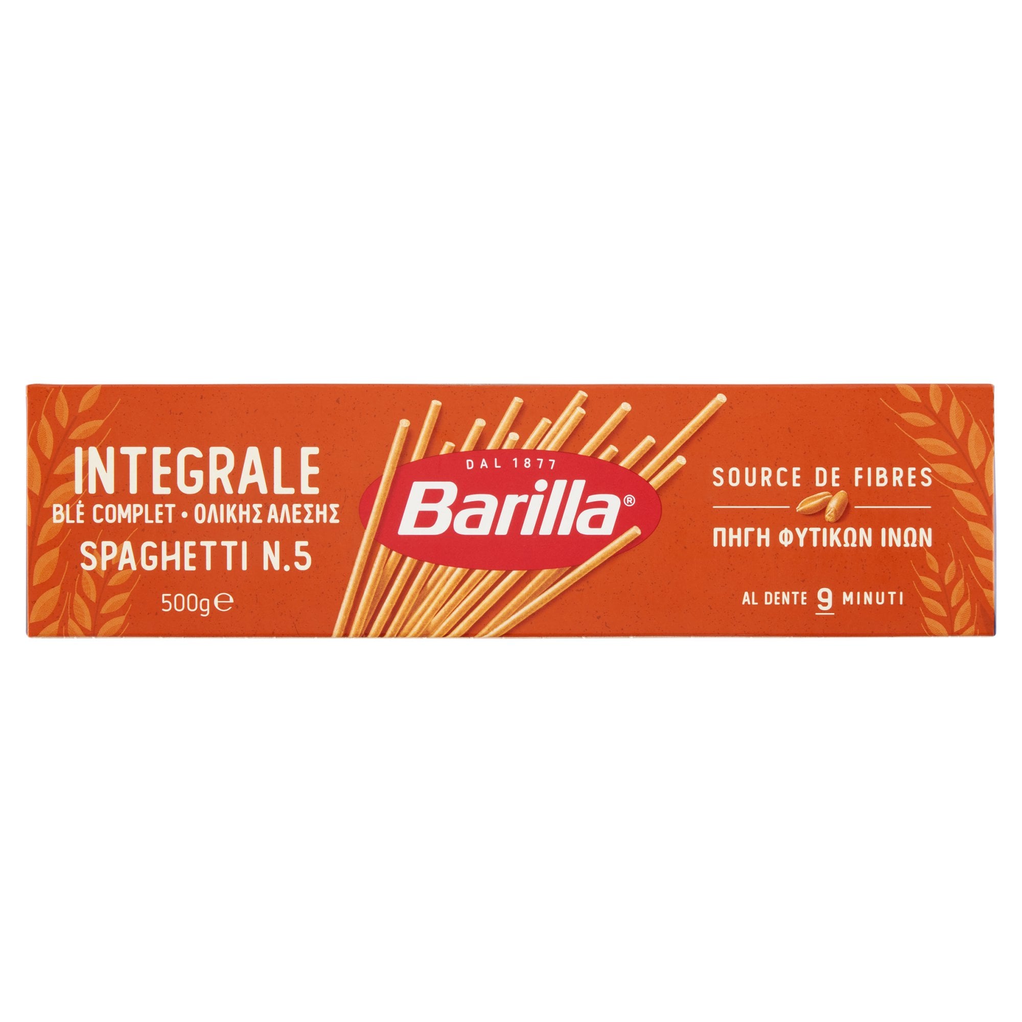 Barilla Integrale Spaghetti teljes kiőrlésű szálas durum száraztészta