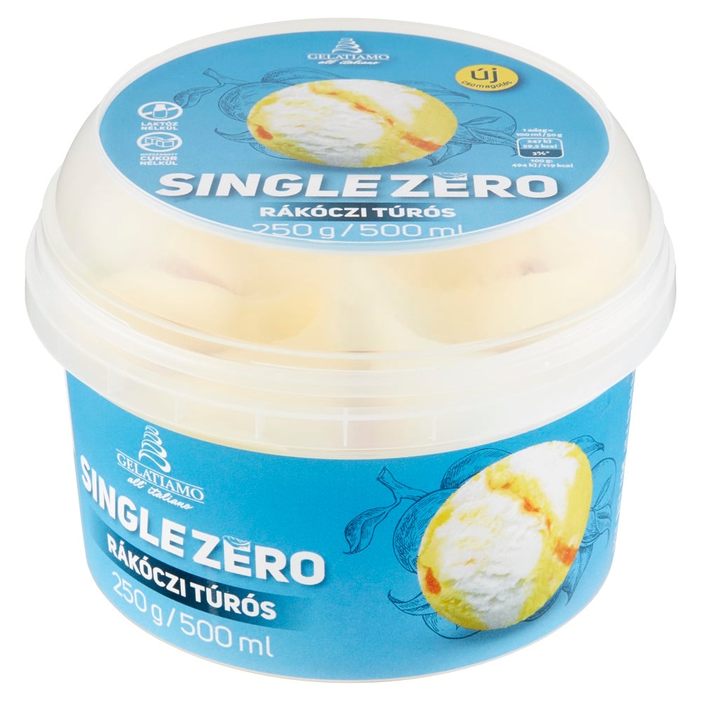 Single Zero Rákóczi Túró jégkrém