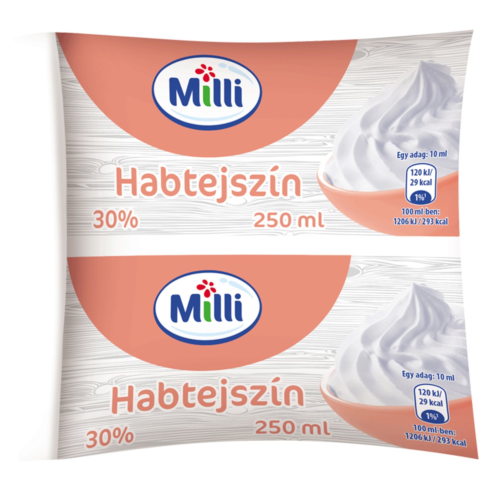 Milli UHT Habtejszín 30% zsírtartalmú, homogénezett