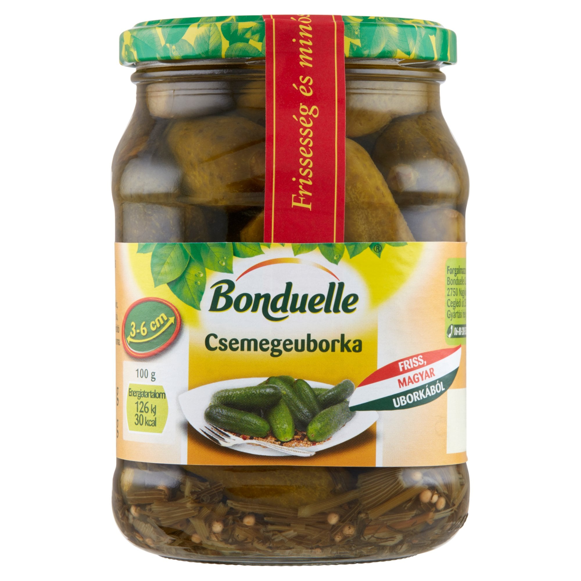 Bonduelle csemegeuborka 3-6 cm (550 g)