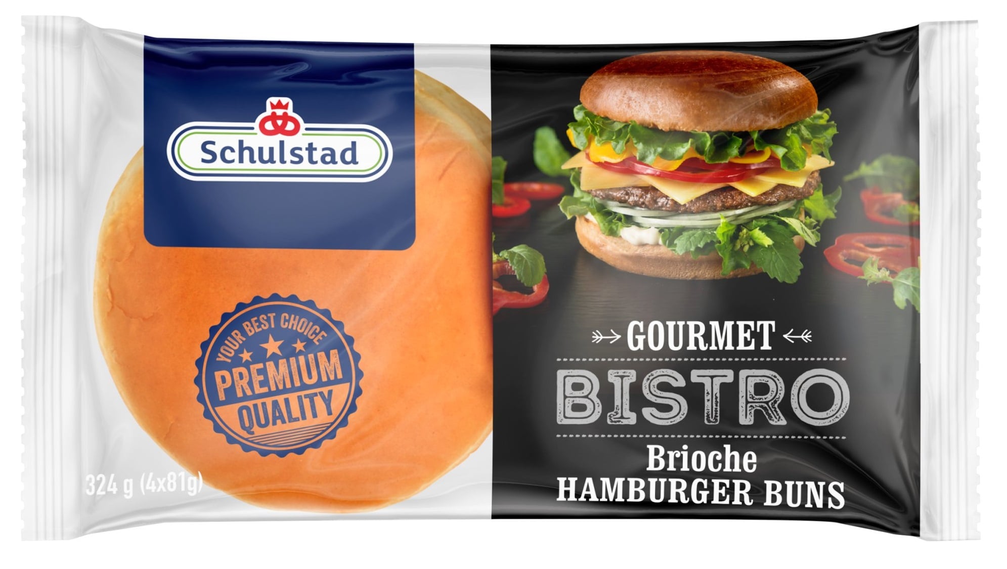 Schulstad Bistro Hamburger zsemle (4 db)