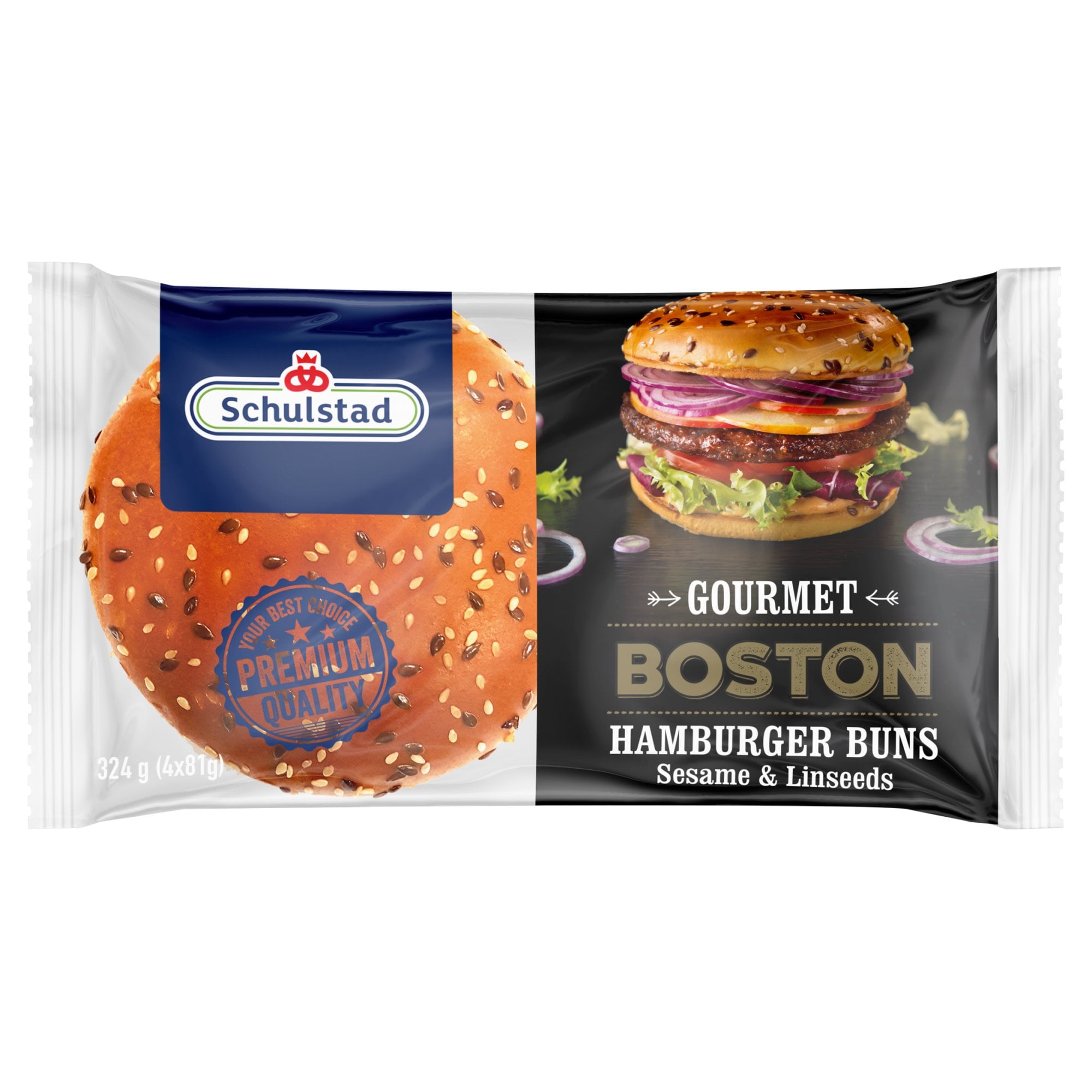 Schulstad Boston Hamburger zsemle (4 db)