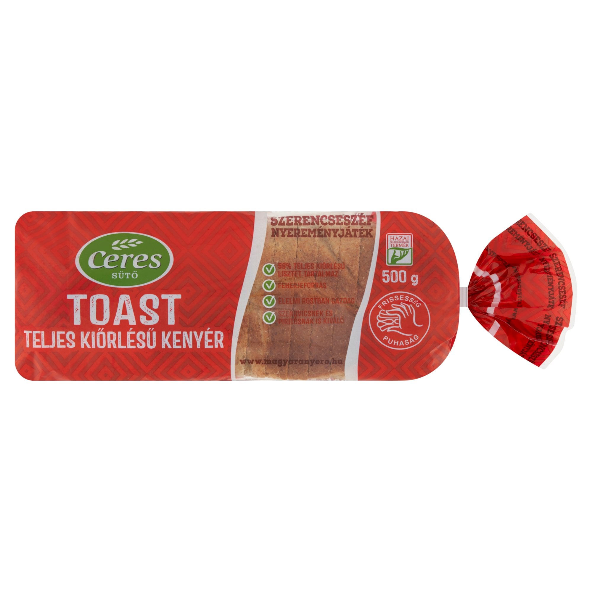 Ceres Sütő Teljes Kiőrlésű Toast Kenyér