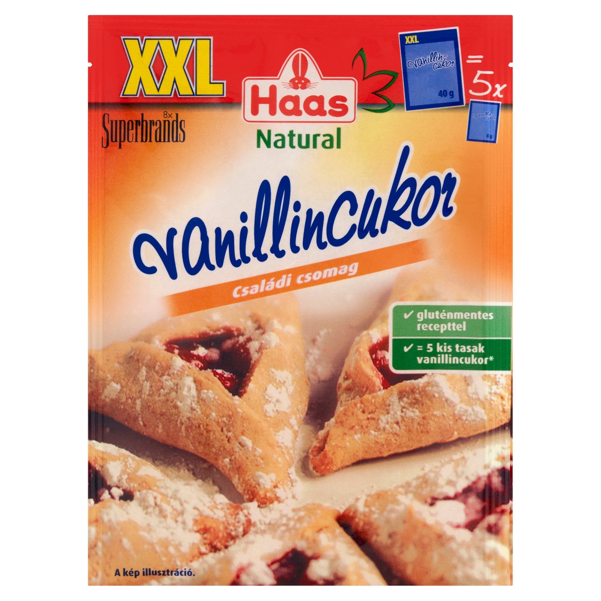 Haas Natural Vanillincukor (XXL)