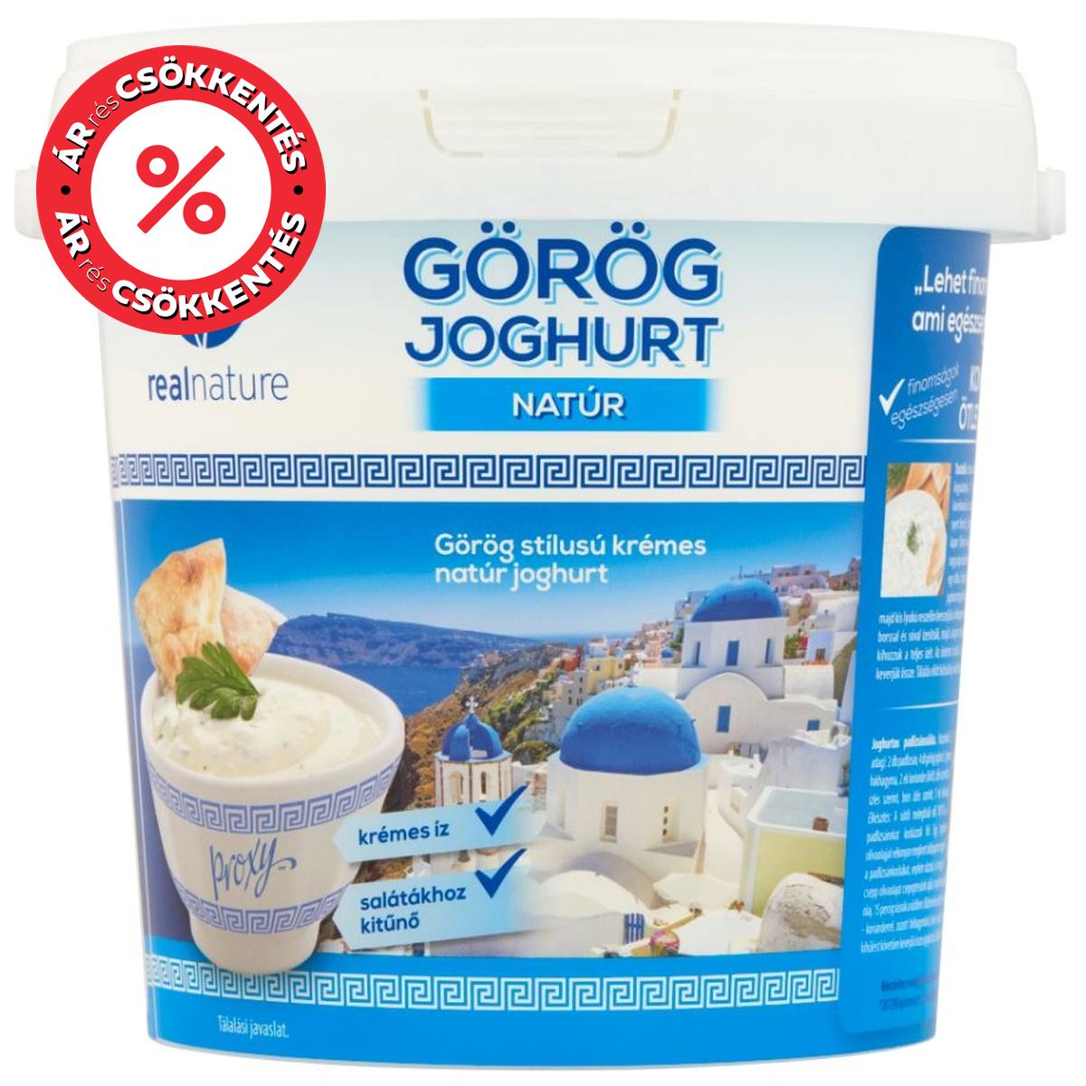 Real Nature Proxy natúr élőflórás görög stílusú joghurt