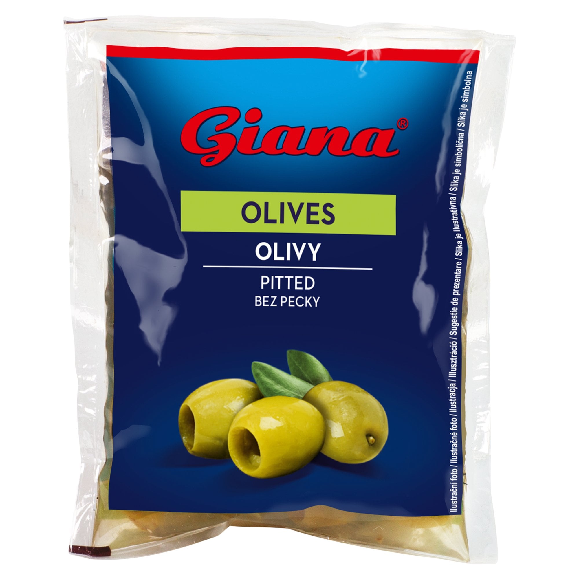 Giana Olívabogyó zöld magozott (195 g)