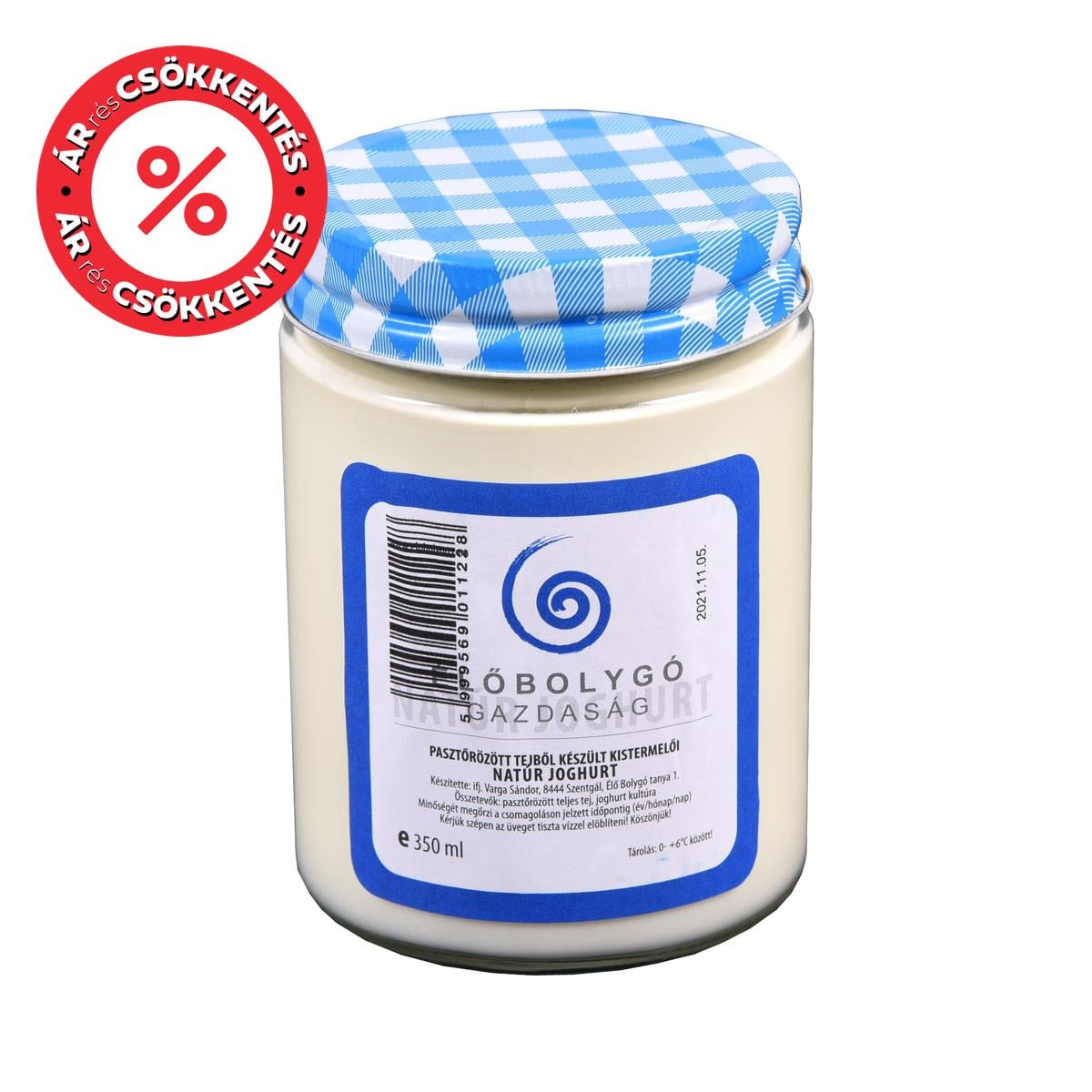 Élő Bolygó Natúr Joghurt