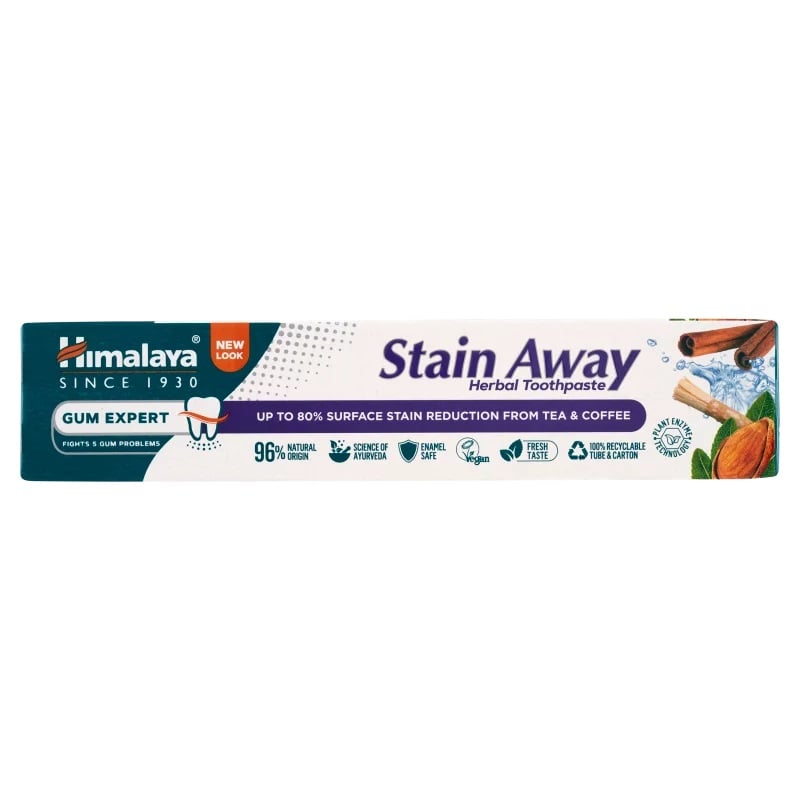Himalaya Stain Away folteltávolító és fogfehérítő gyógynövényes fogkrém