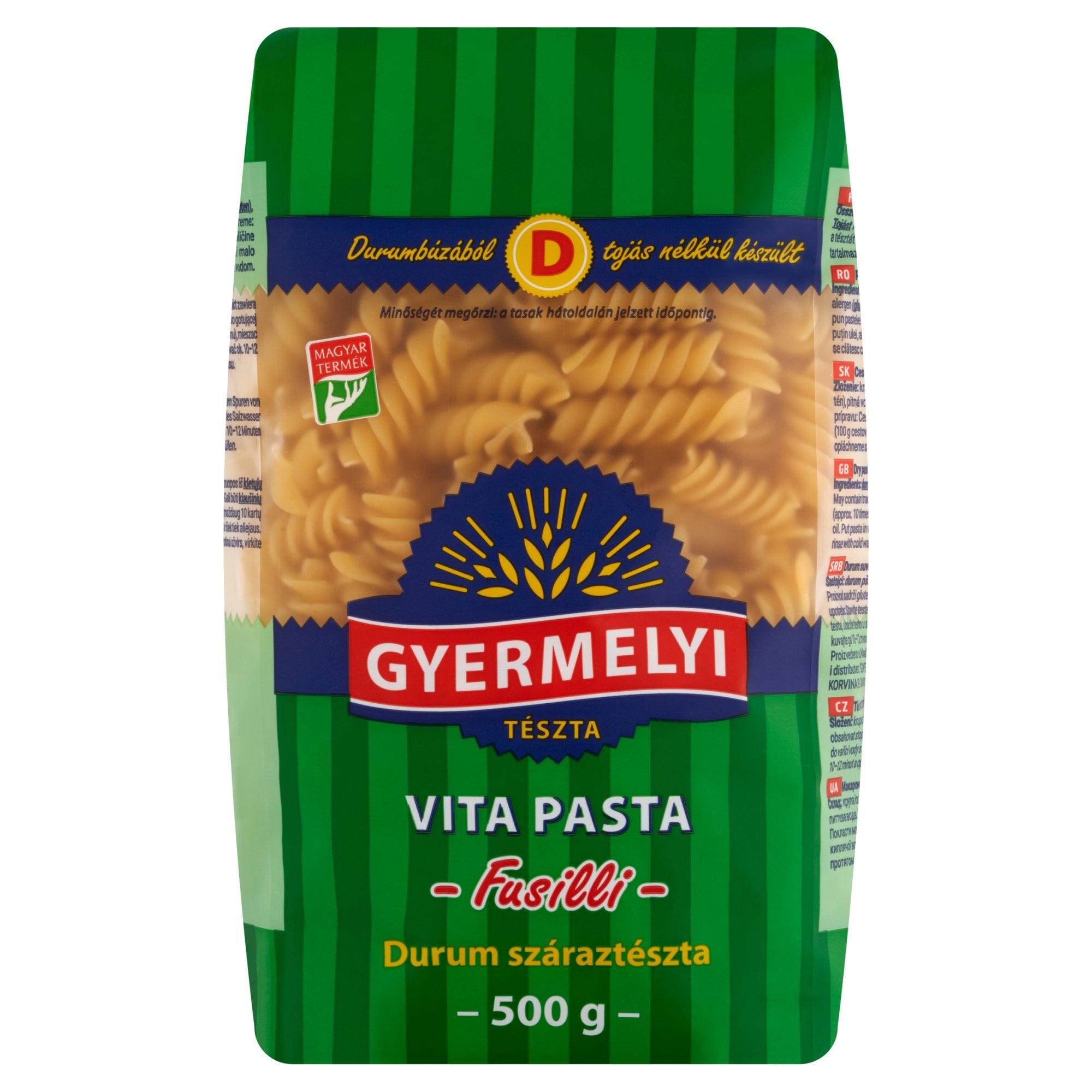Gyermelyi Vita Pasta durum Orsó