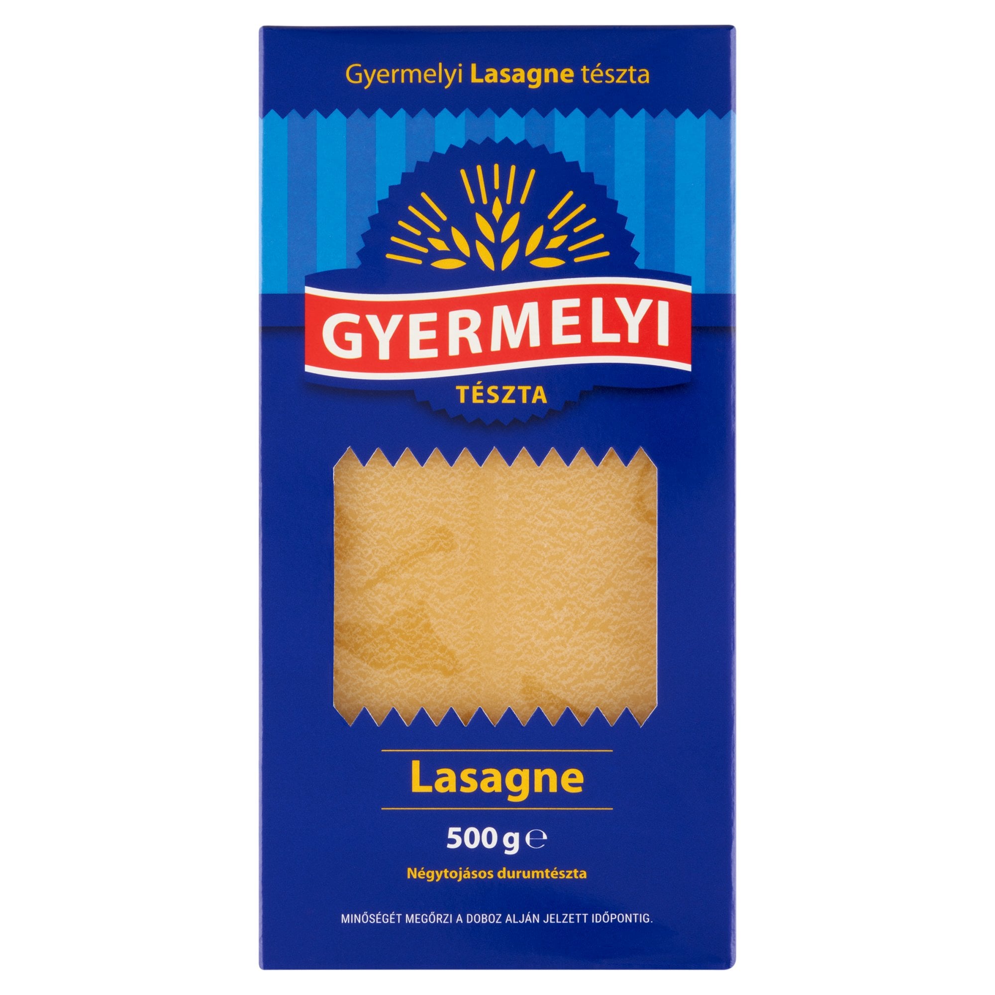 Gyermelyi 4 tojásos durum Lasagne