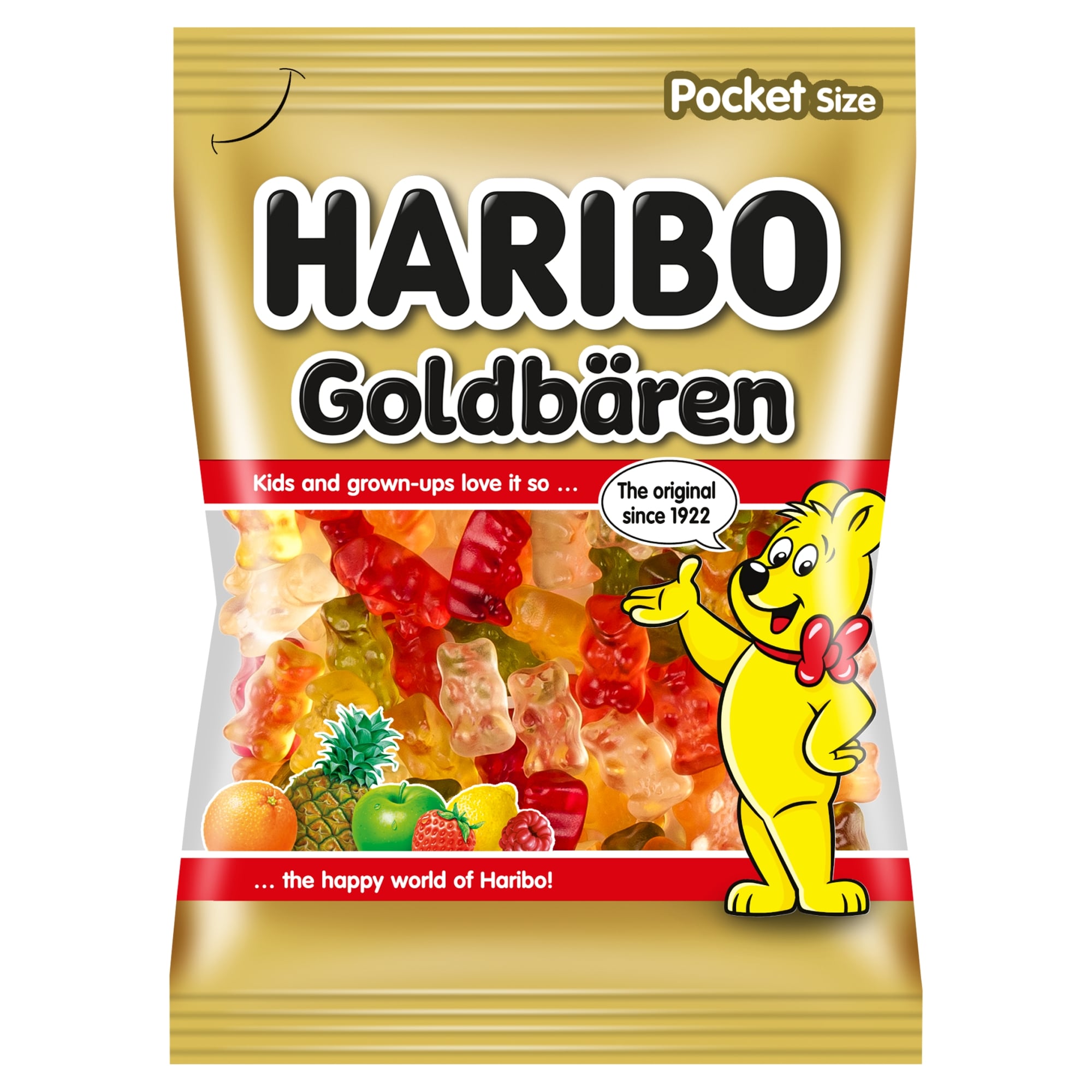 Haribo Goldbären gyümölcsízű gumicukor
