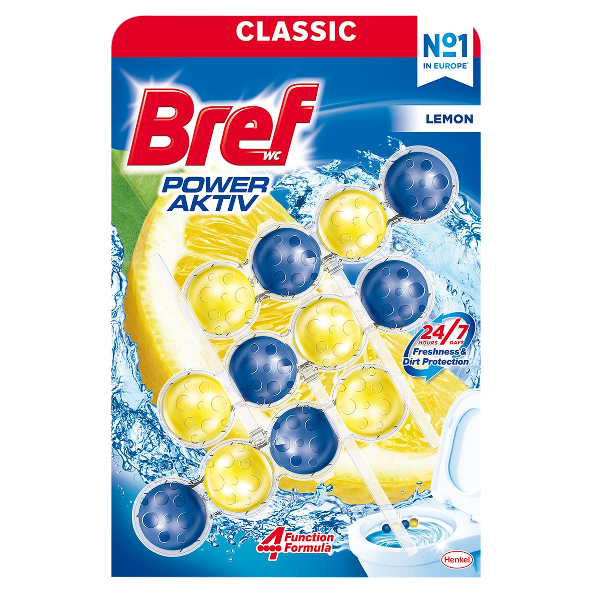 Bref Power Aktiv Lemon Toalett frissítő