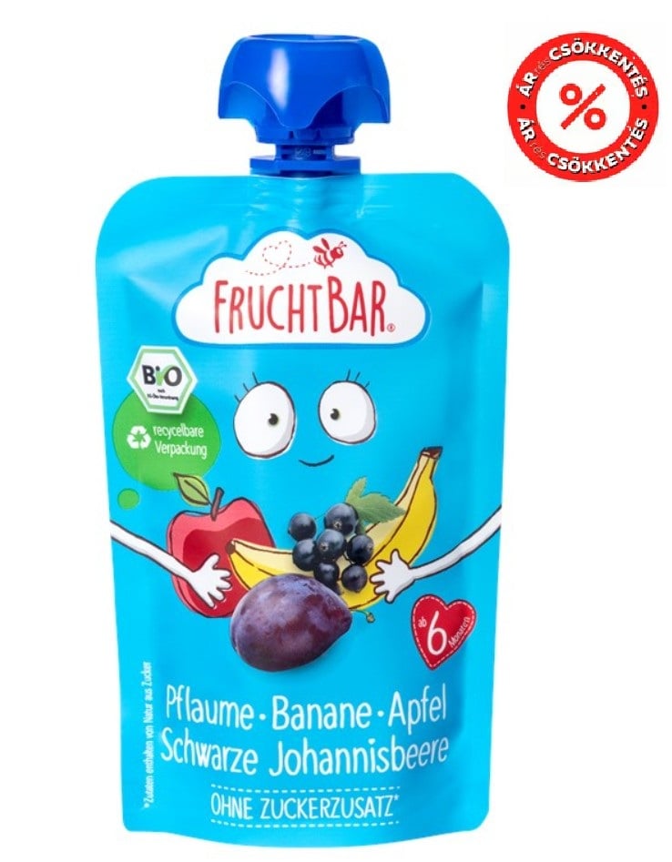 Fruchtbar BIO Szilva-Banán 6 hónapos kortól