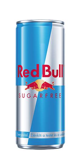 Red Bull Sugarfree szénsavas koffein tartalmú ital édesítőszerekkel