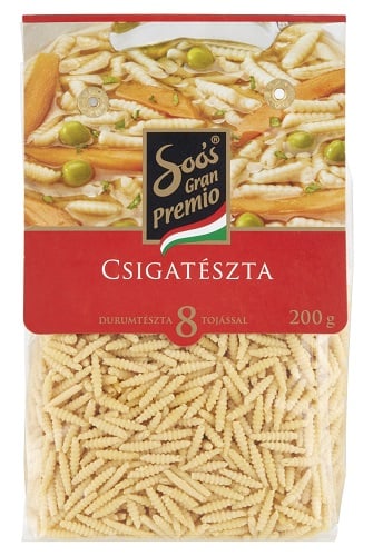 Soós Gran Premio 8 tojásos durum csiga