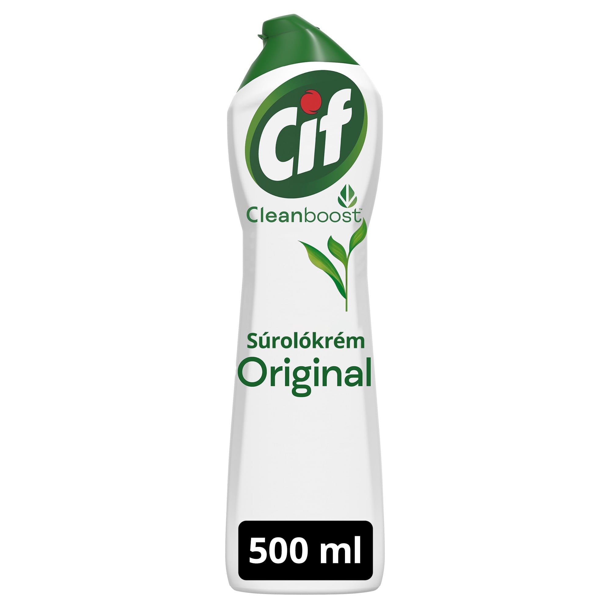 Cif Cleanboost Original súrolókrém mikrokristályokkal makacs szennyeződésekre, 500 ml