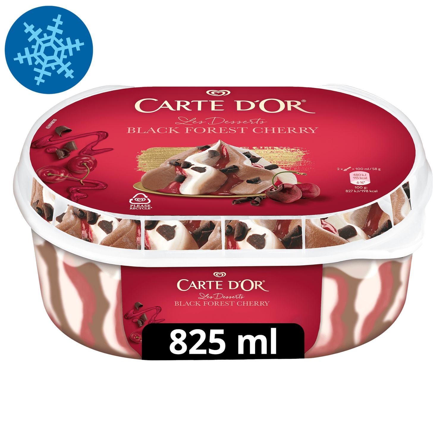 CARTE D'OR Fekete-Erdő Torta Jégkrém