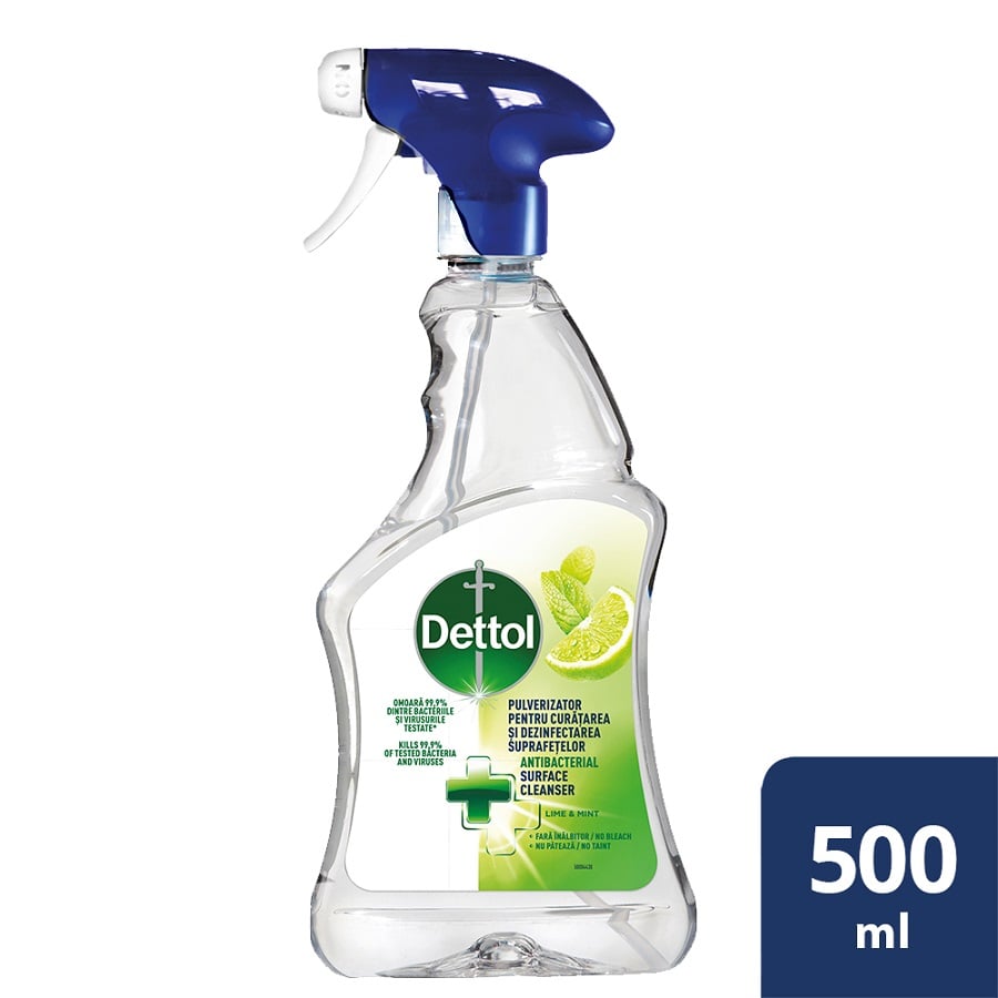 Dettol Antibakteriális felülettiszító spray Lime & Menta