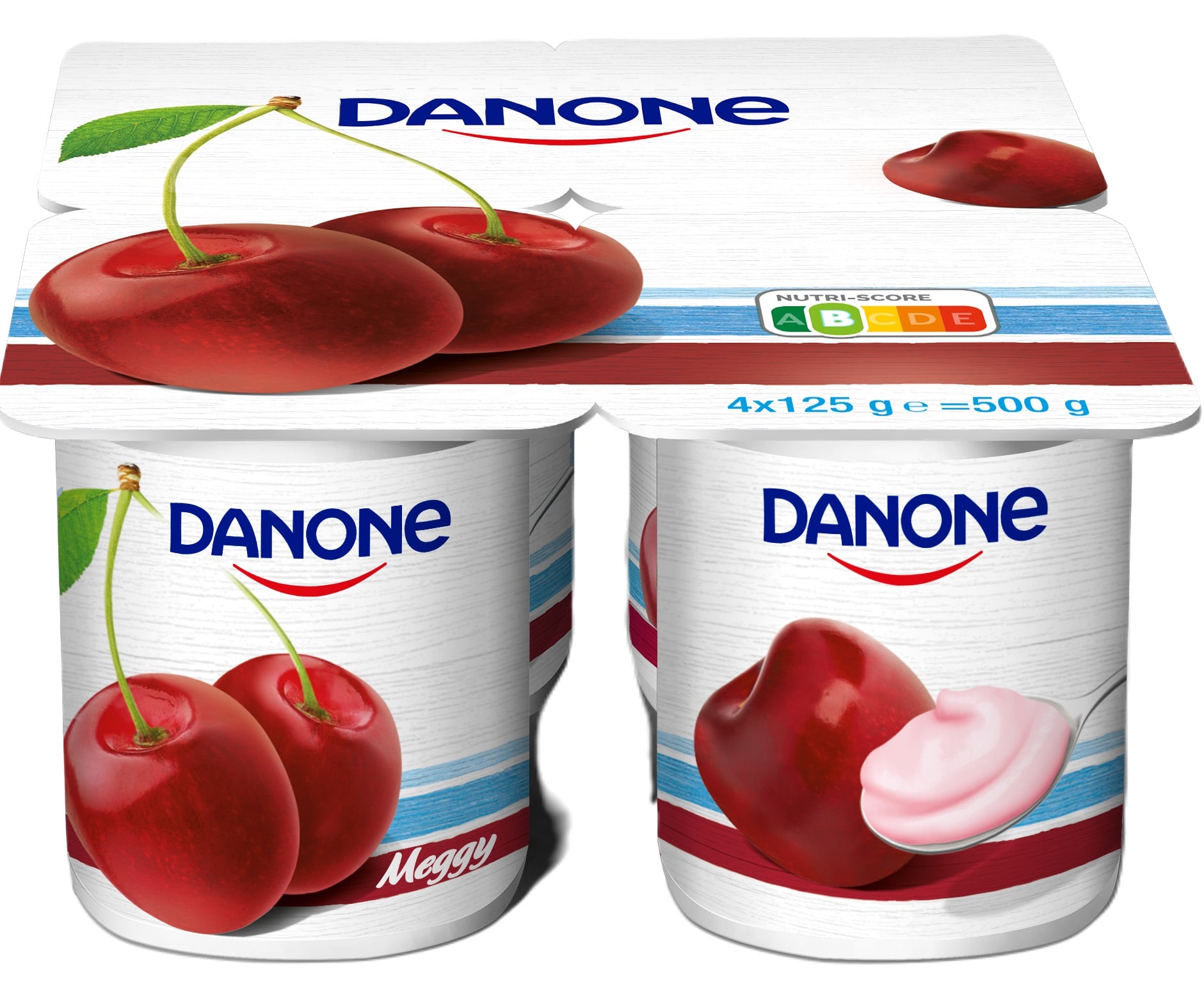 Danone Meggyízű, élőflórás, zsírszegény joghurt (4x125g)