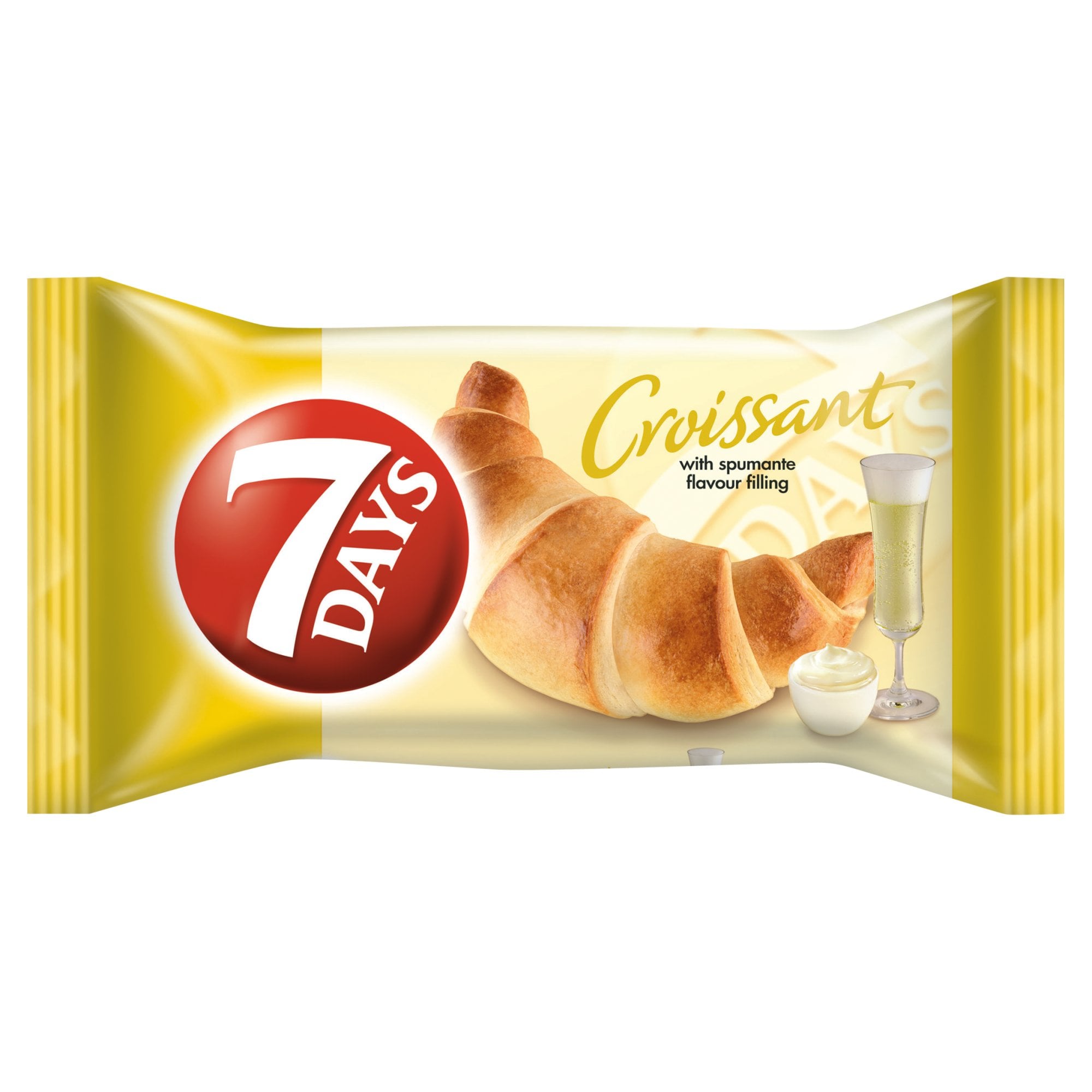 7Days croissant pezsgő ízű töltelékkel