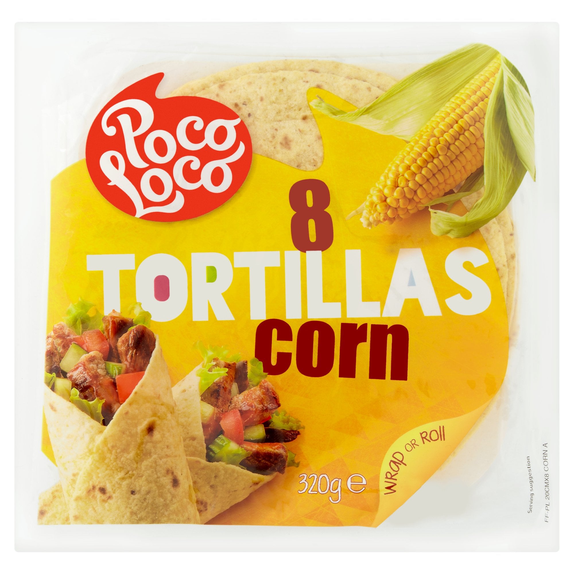 Poco Loco lágy tortilla kukoricás búzás