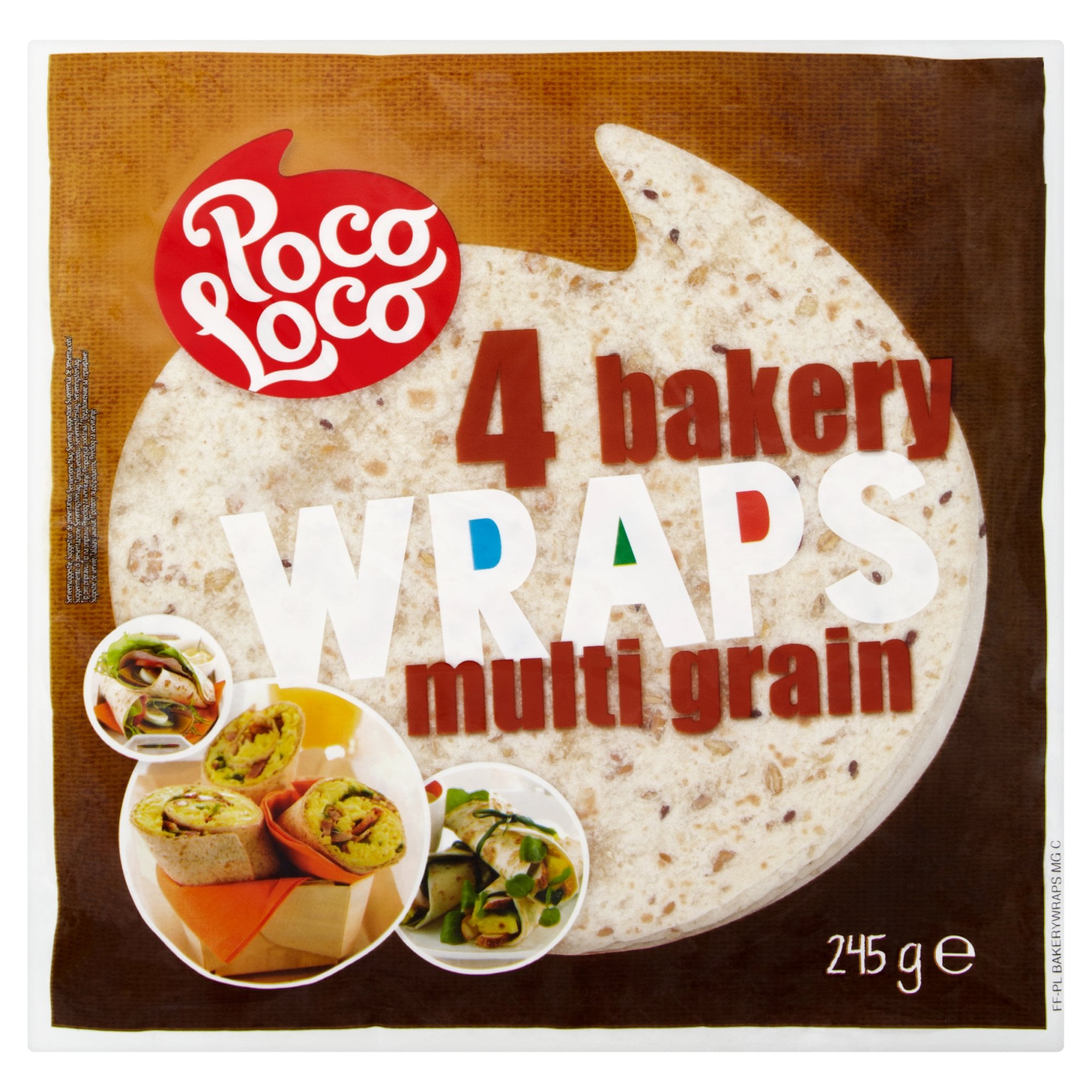 Poco Loco lágy tortilla sokmagvas