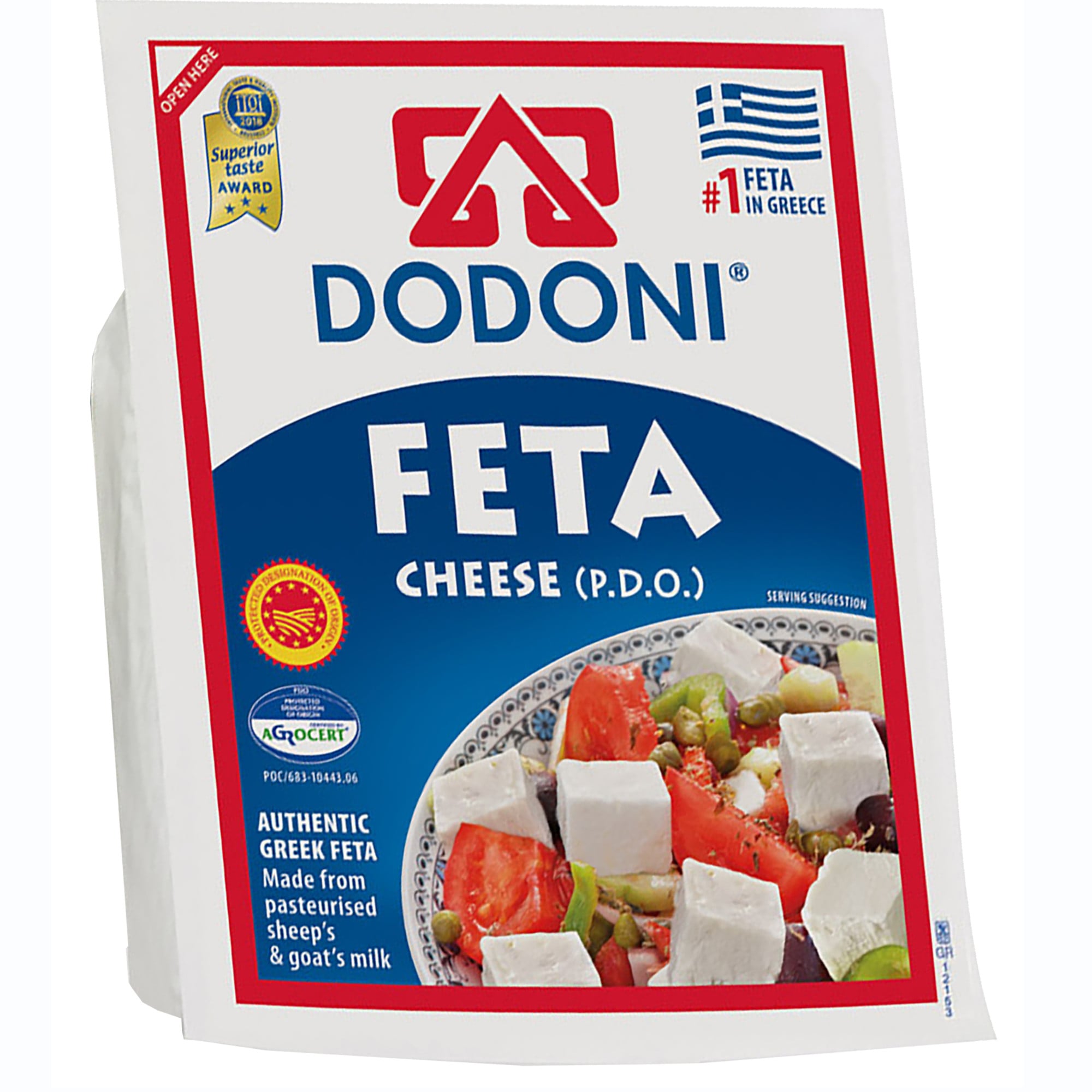 Dodoni Eredeti görög feta sajt OEM, sólében érlelt zsíros lágy sajt