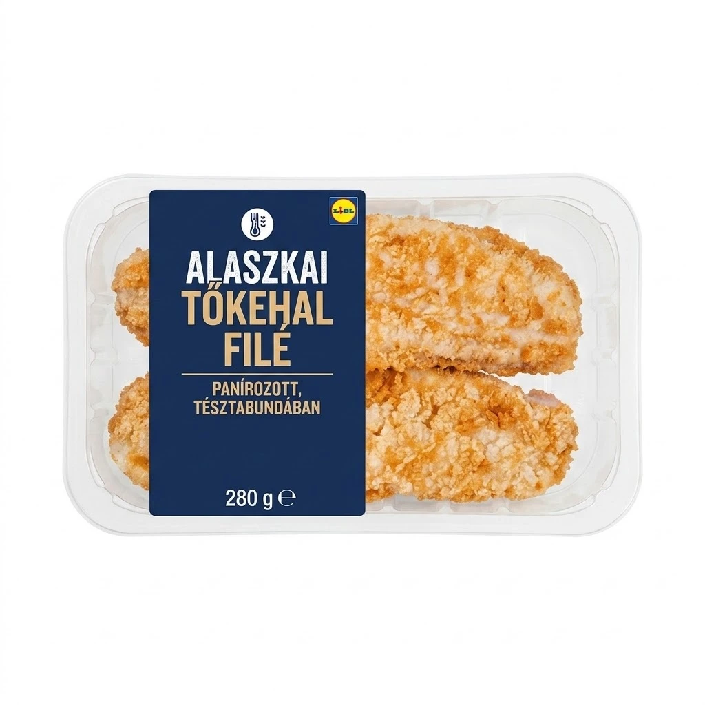 Alaszkai tőkehalfilé bundában