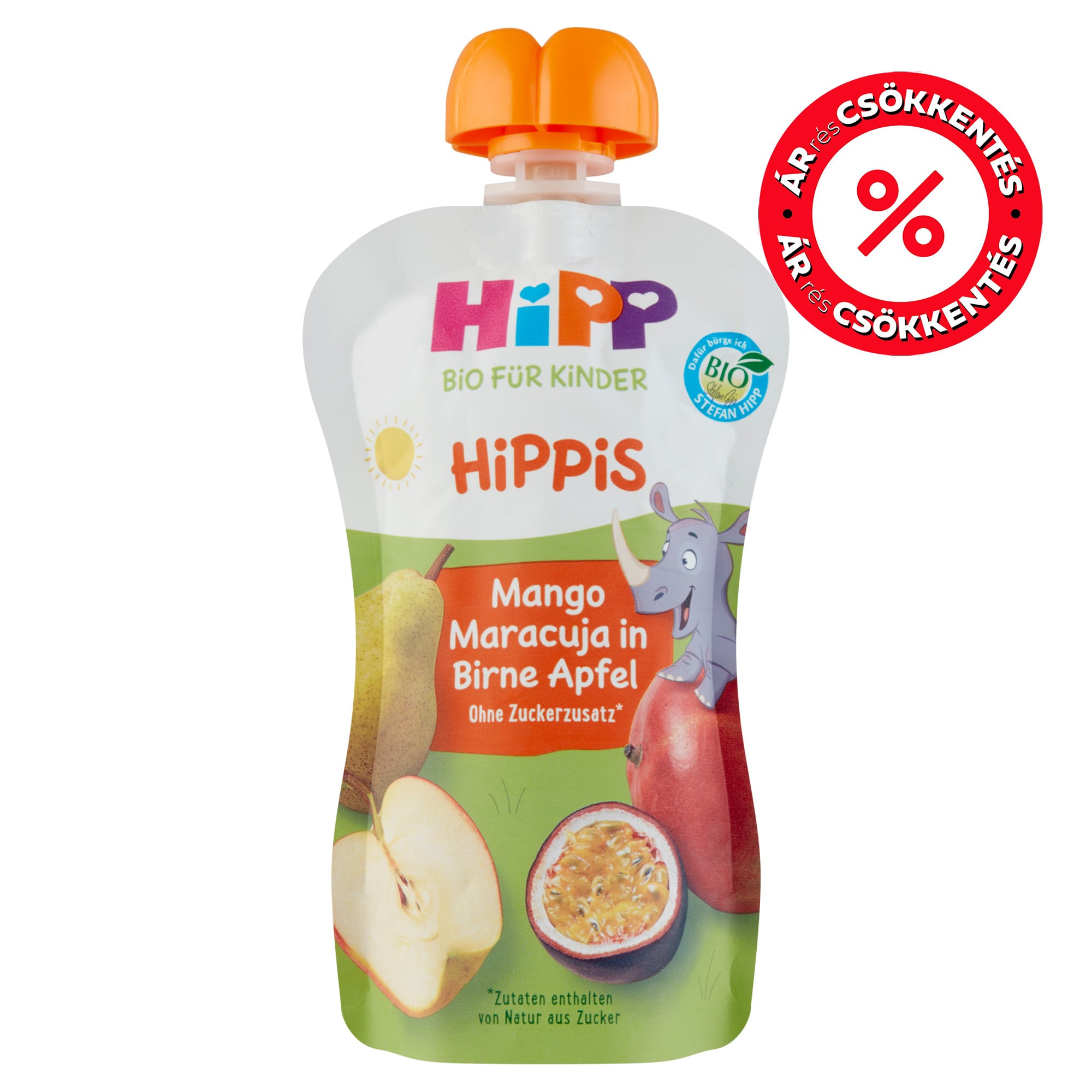 Hipp Mangó-maracuja almás körtében 12 hónapos kortól