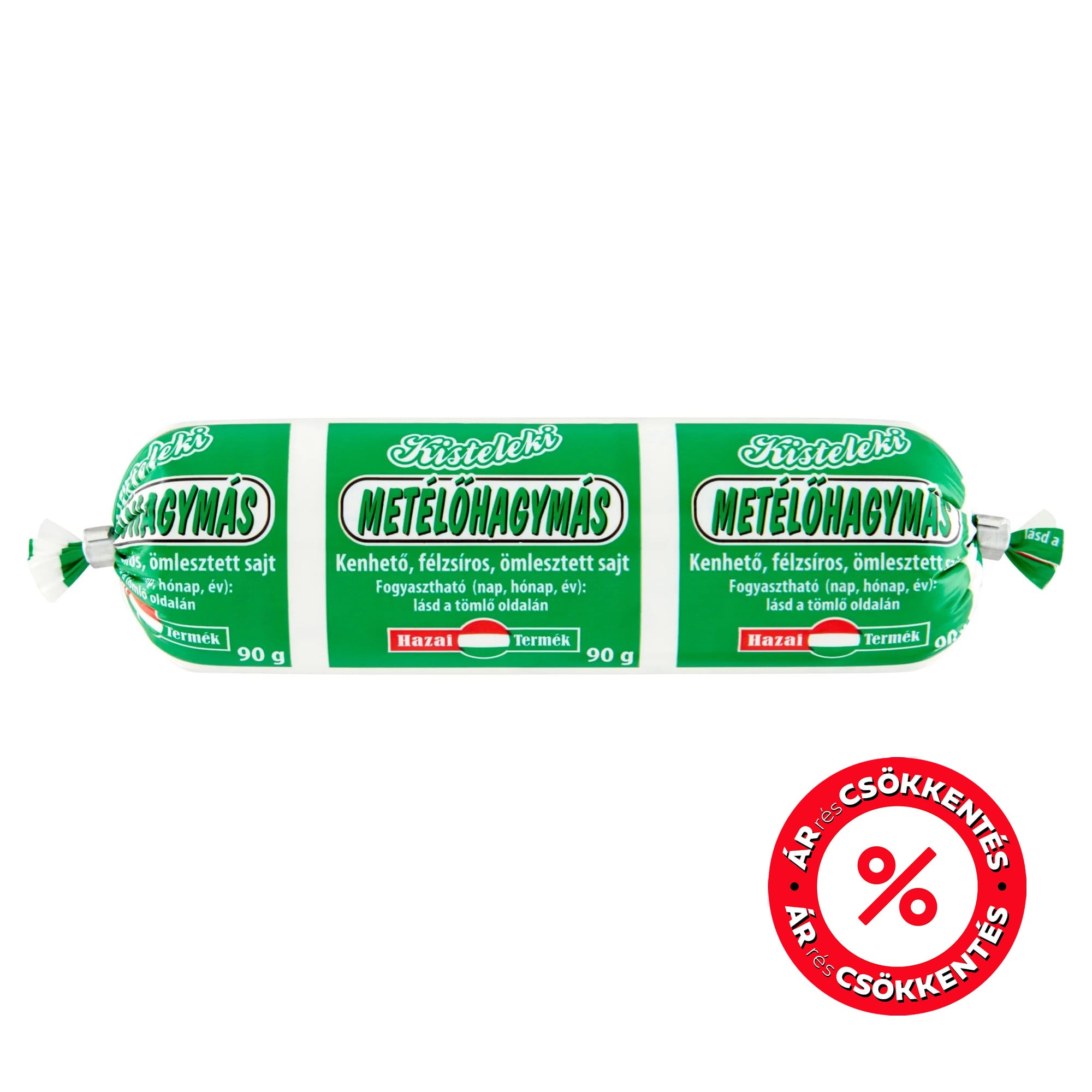 Kisteleki Metélőhagymás kenhető, félzsíros ömlesztett sajt