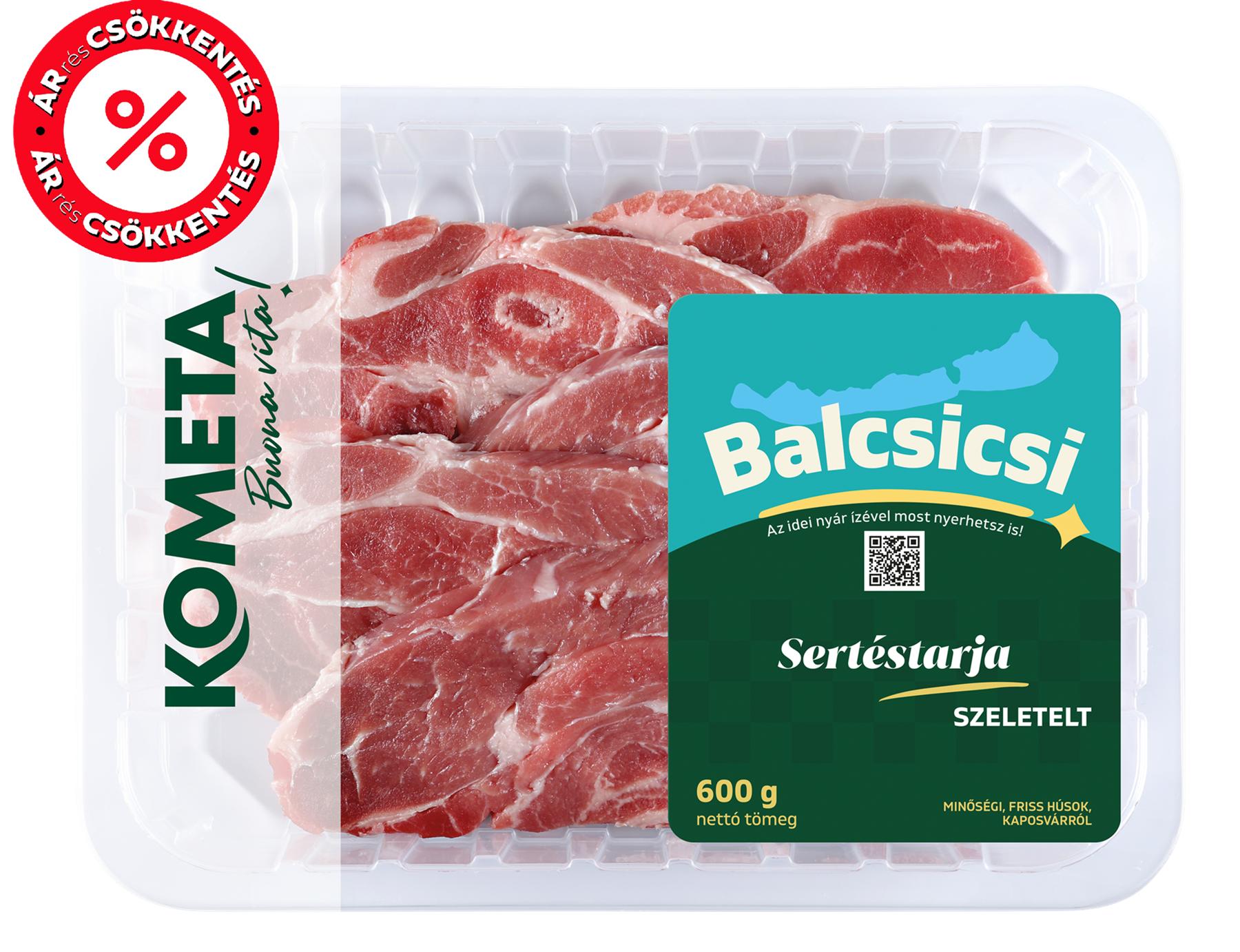 Prímhús sertés tarja csont nélkül, szeletelt