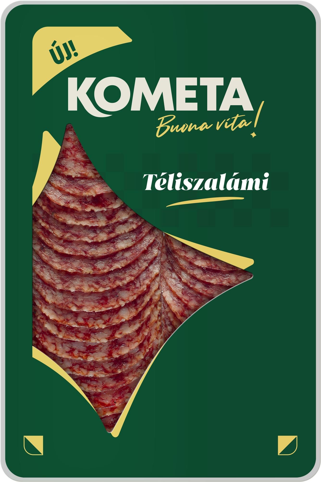 Kométa téliszalámi szeletelt klasszik