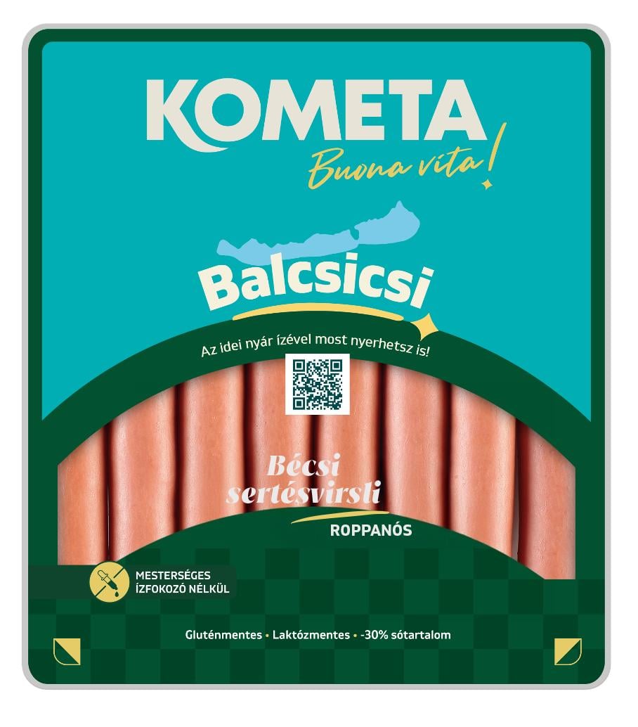 Kométa bécsi virsli, roppanós 2x200g