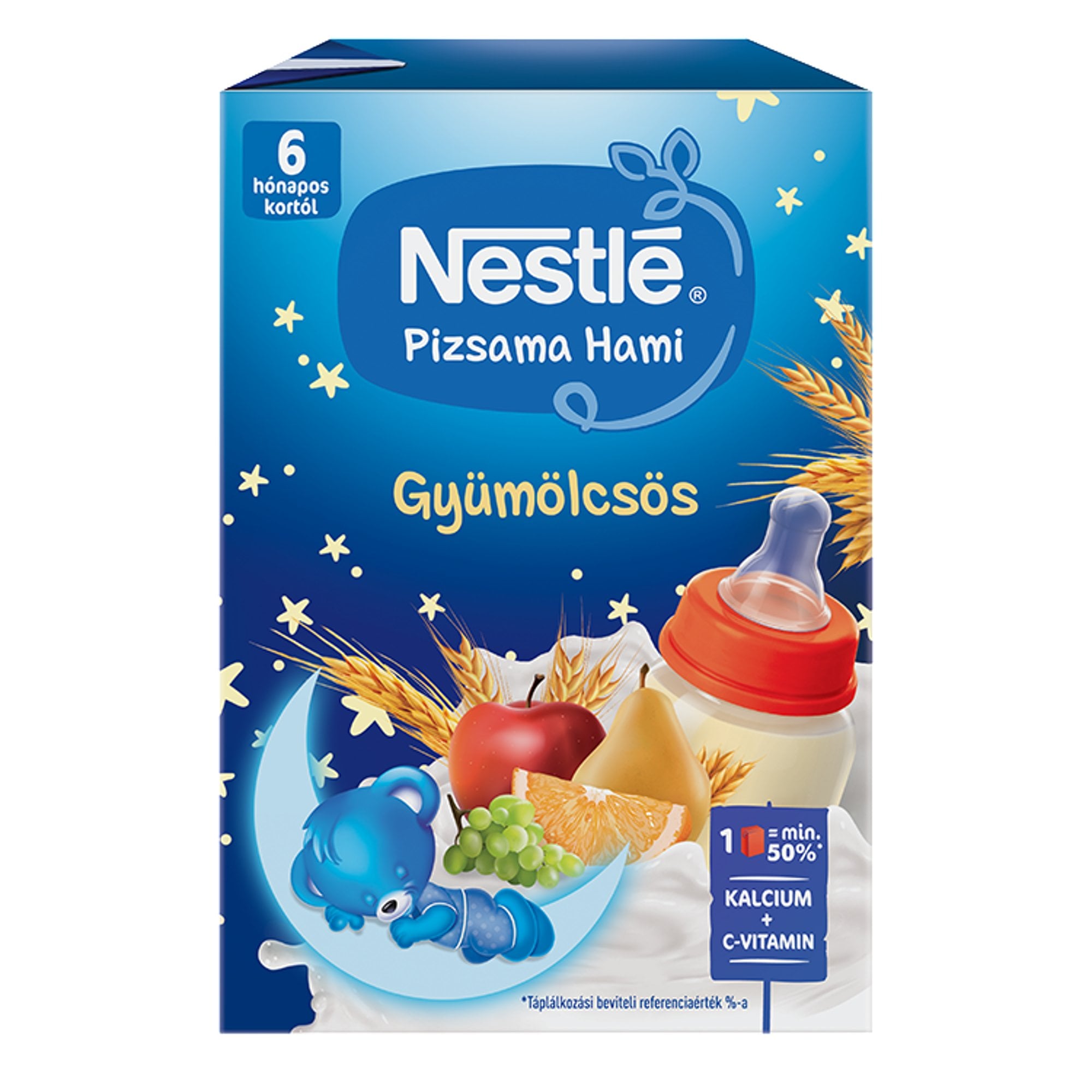 Nestlé Pizsama Hami UHT gyümölcsös folyékony gabonás bébiétel 6 hónapos kortól