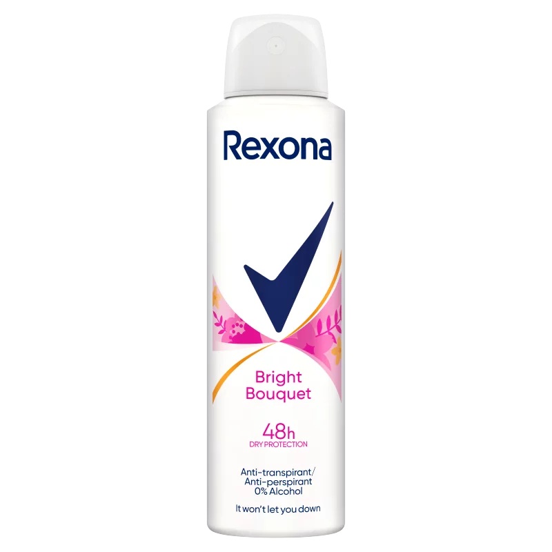 Rexona Bright Bouquet női izzadásgátló dezodor, 150 ml
