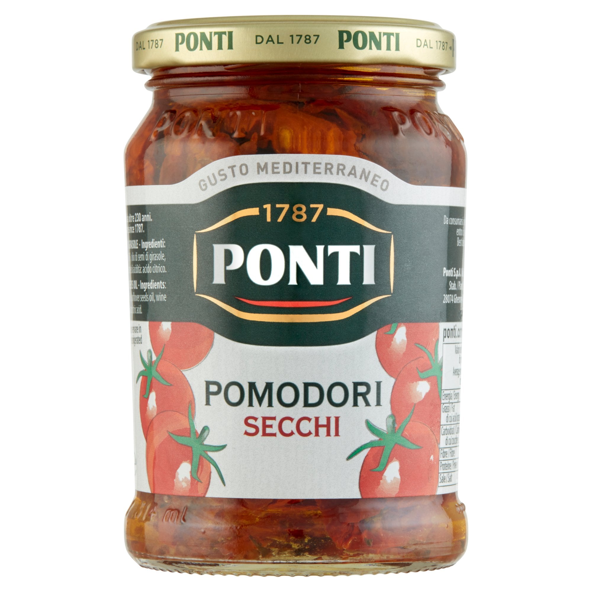 Ponti Aszalt paradicsom napraforgóolajban (280 g)