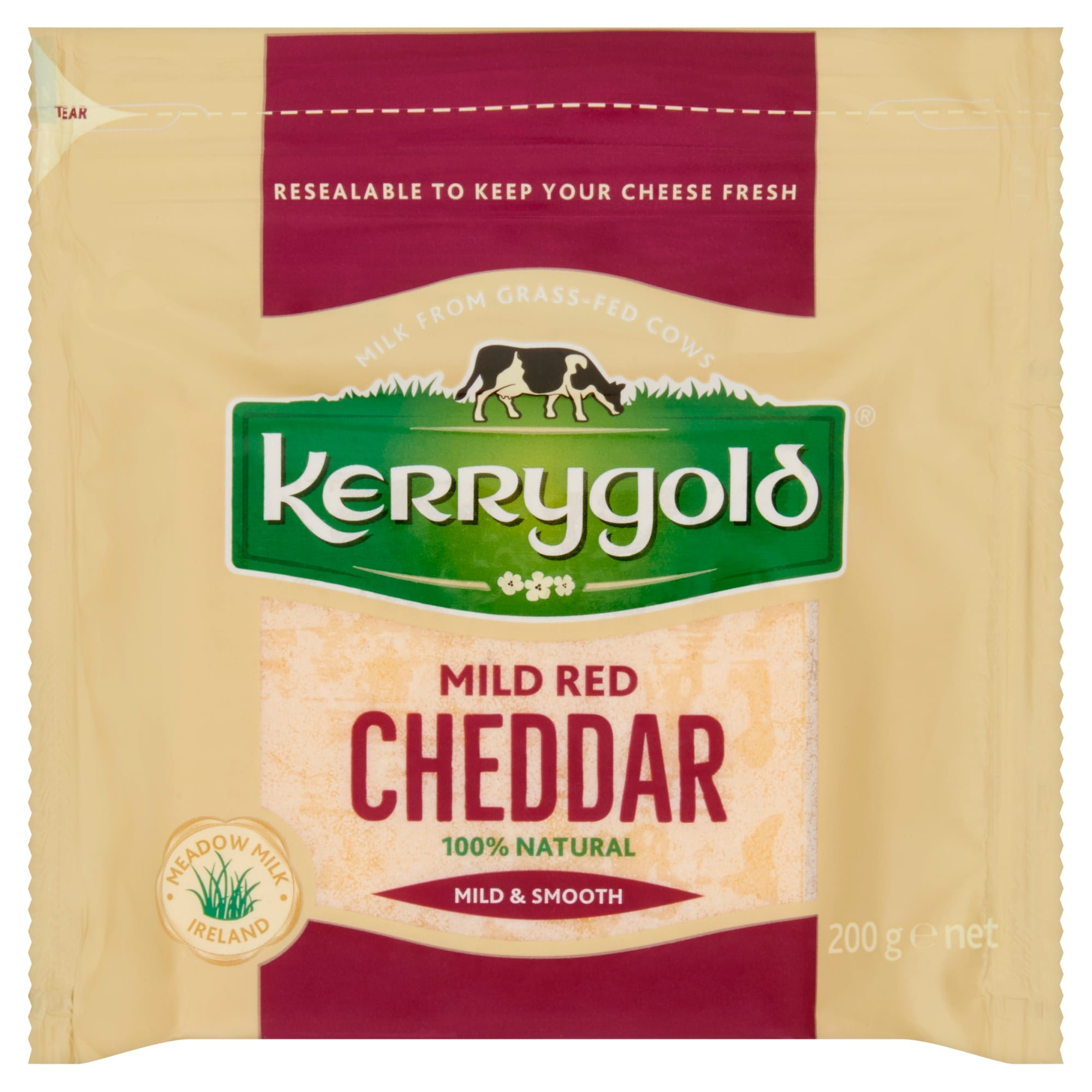 Kerrygold Zsíros, kemény, vörös cheddar sajt