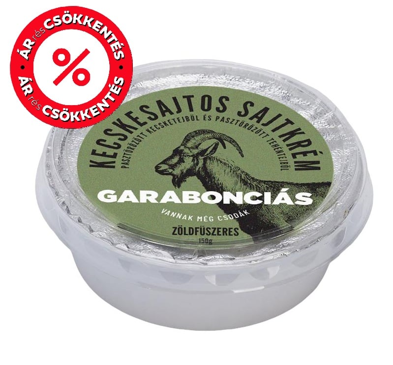 Garabonciás Kecske sajtkrém zöldfűszeres
