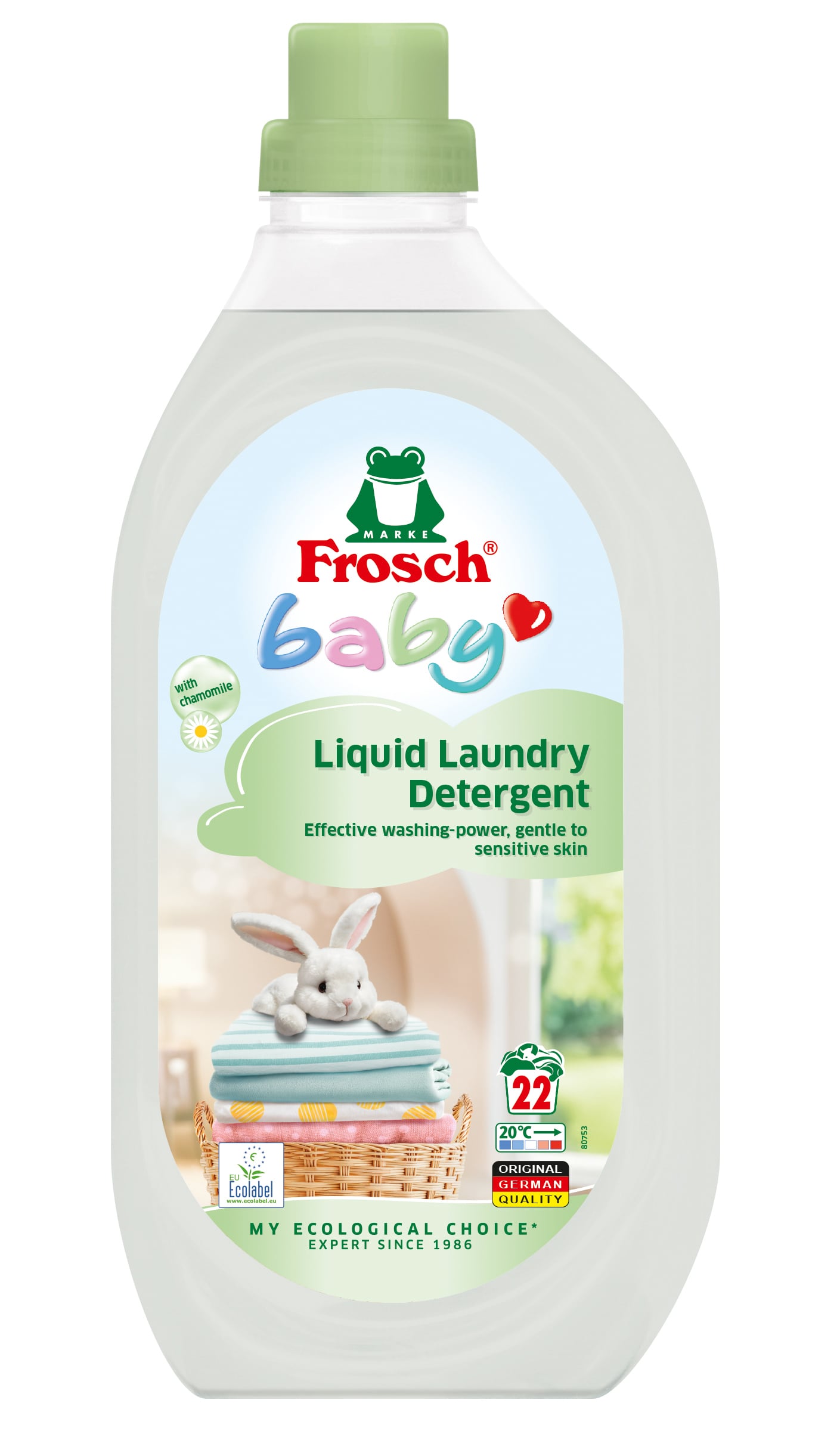 Frosch Baby Folyékony mosószer Baby 1500 ml