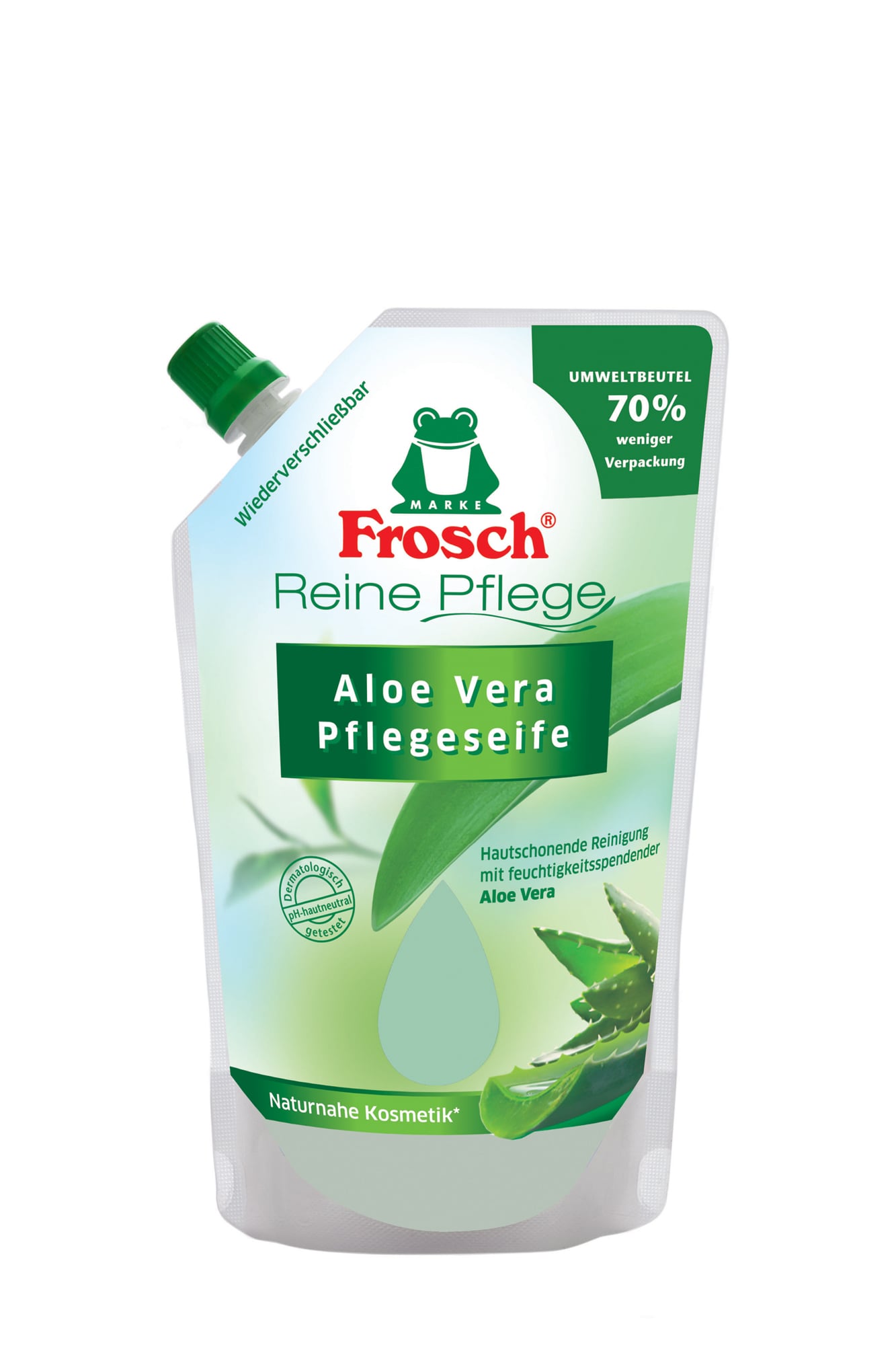 Frosch Folyékony szappan utántöltő Aloe Vera kivonattal
