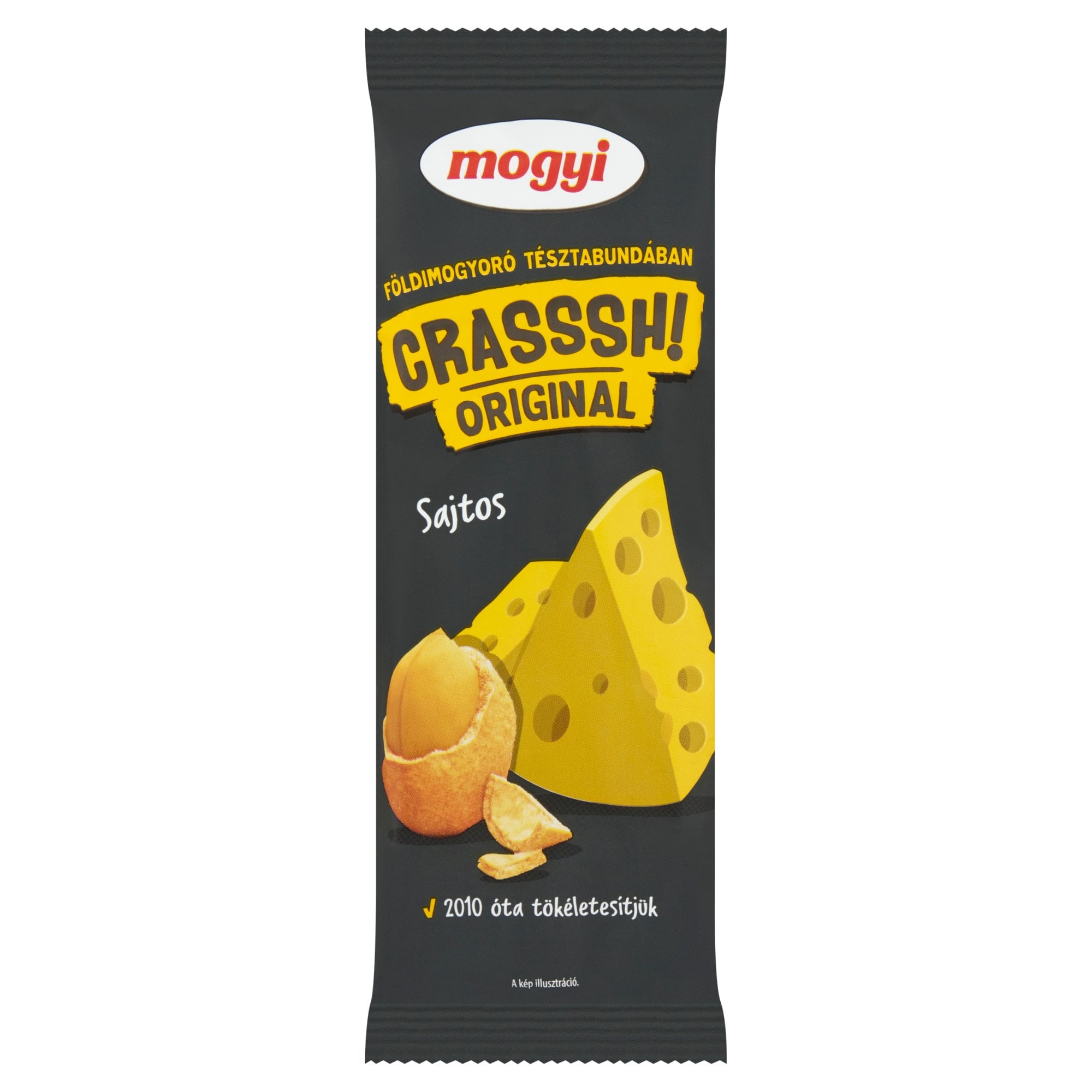 Mogyi Crasssh! tésztabundában pörkölt földimogyoró sajtos ízesítéssel