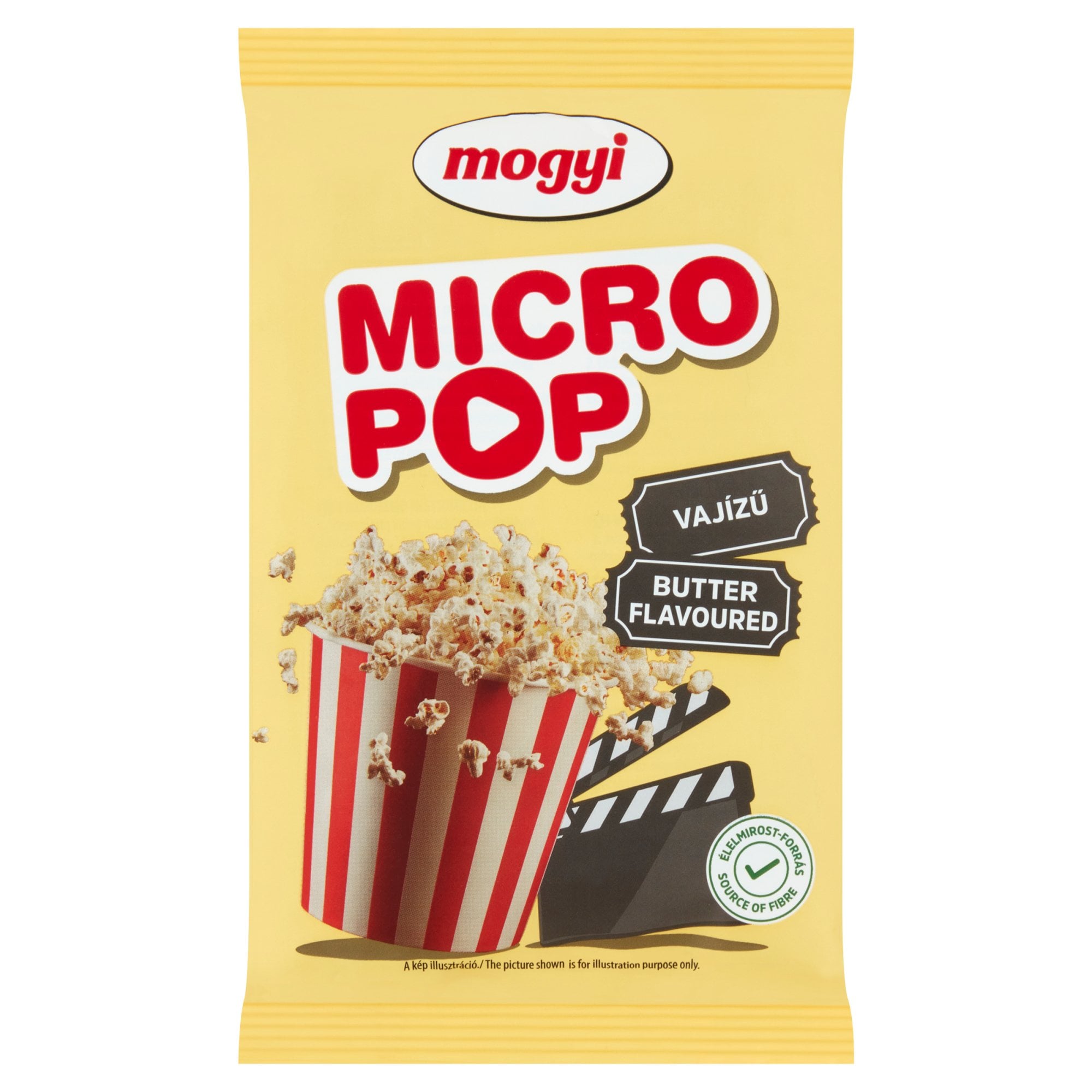 Mogyi Micro Pop mikrohullámú sütőben elkészíthető vajas ízű pattogatni való kukorica