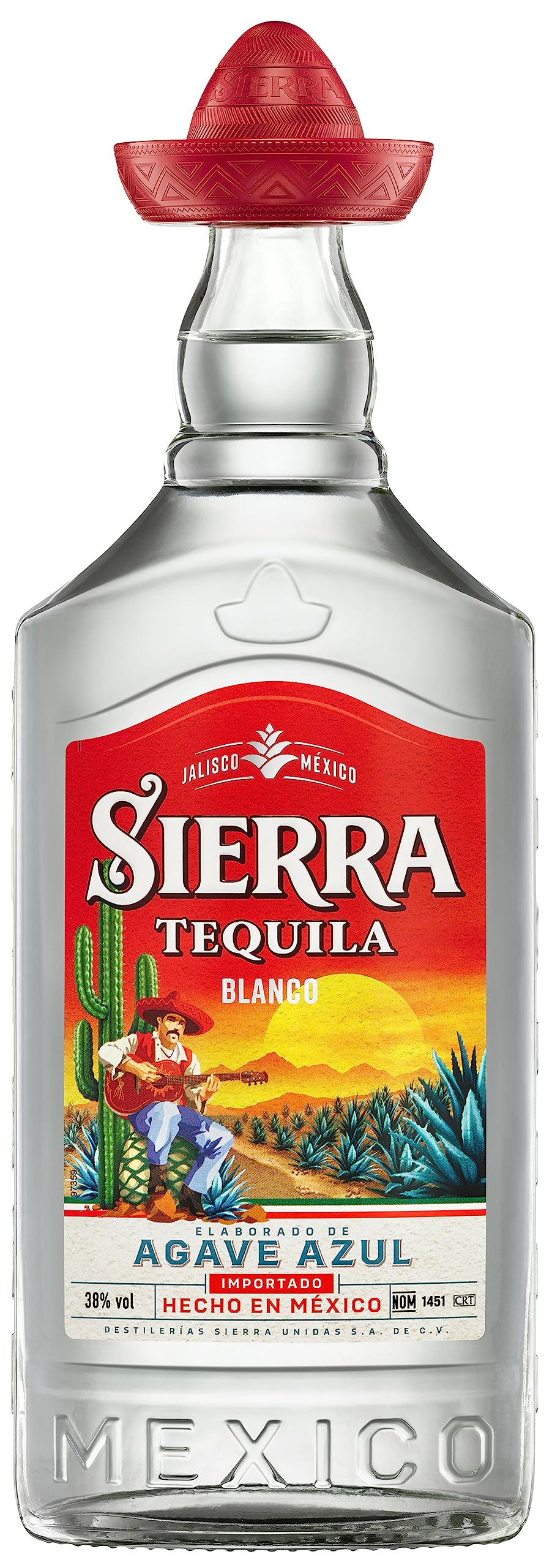 Sierra Blanco tequila 38%