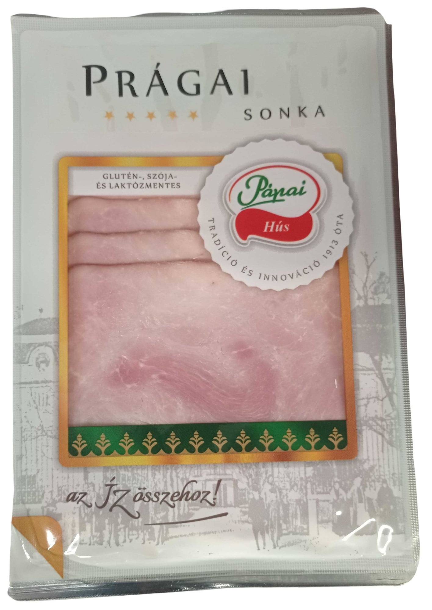 Pápai Mestersonka sült prágai sonka szeletelt