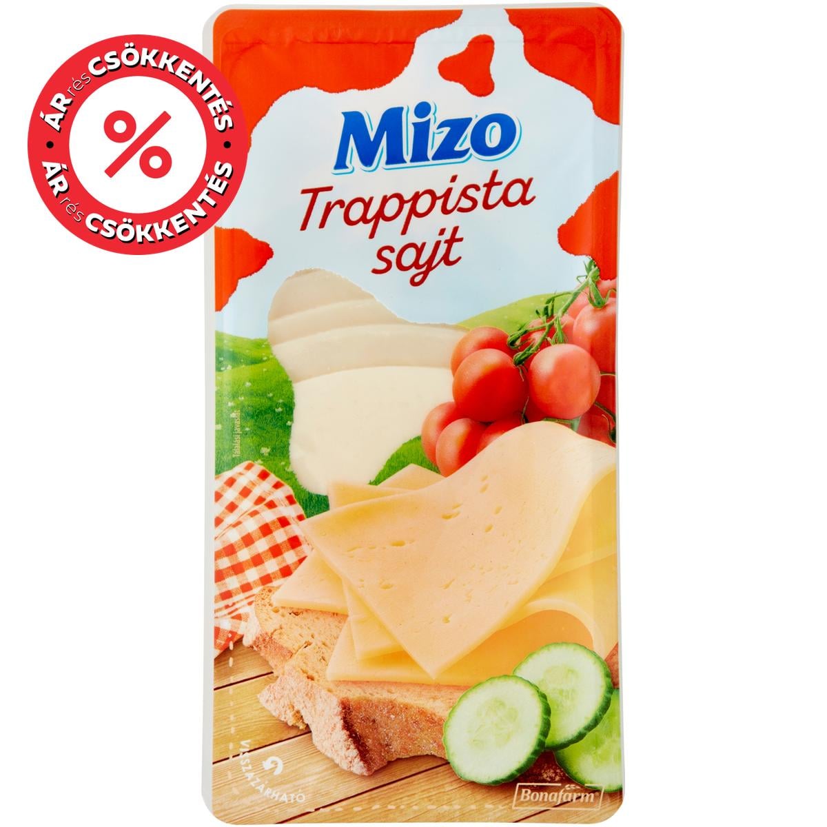 Mizo Szeletelt trappista sajt
