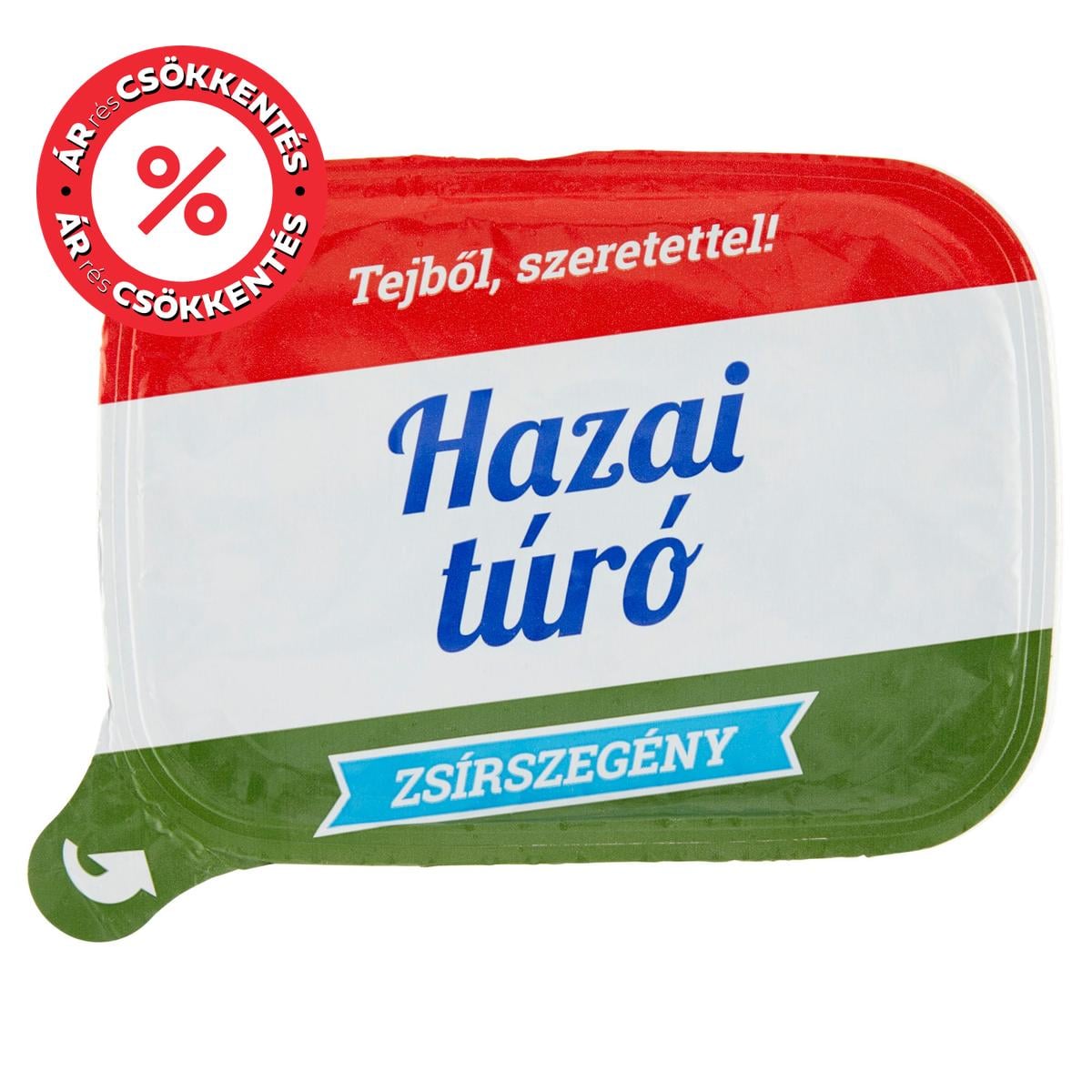 Hazai zsírszegény tégelyes túró
