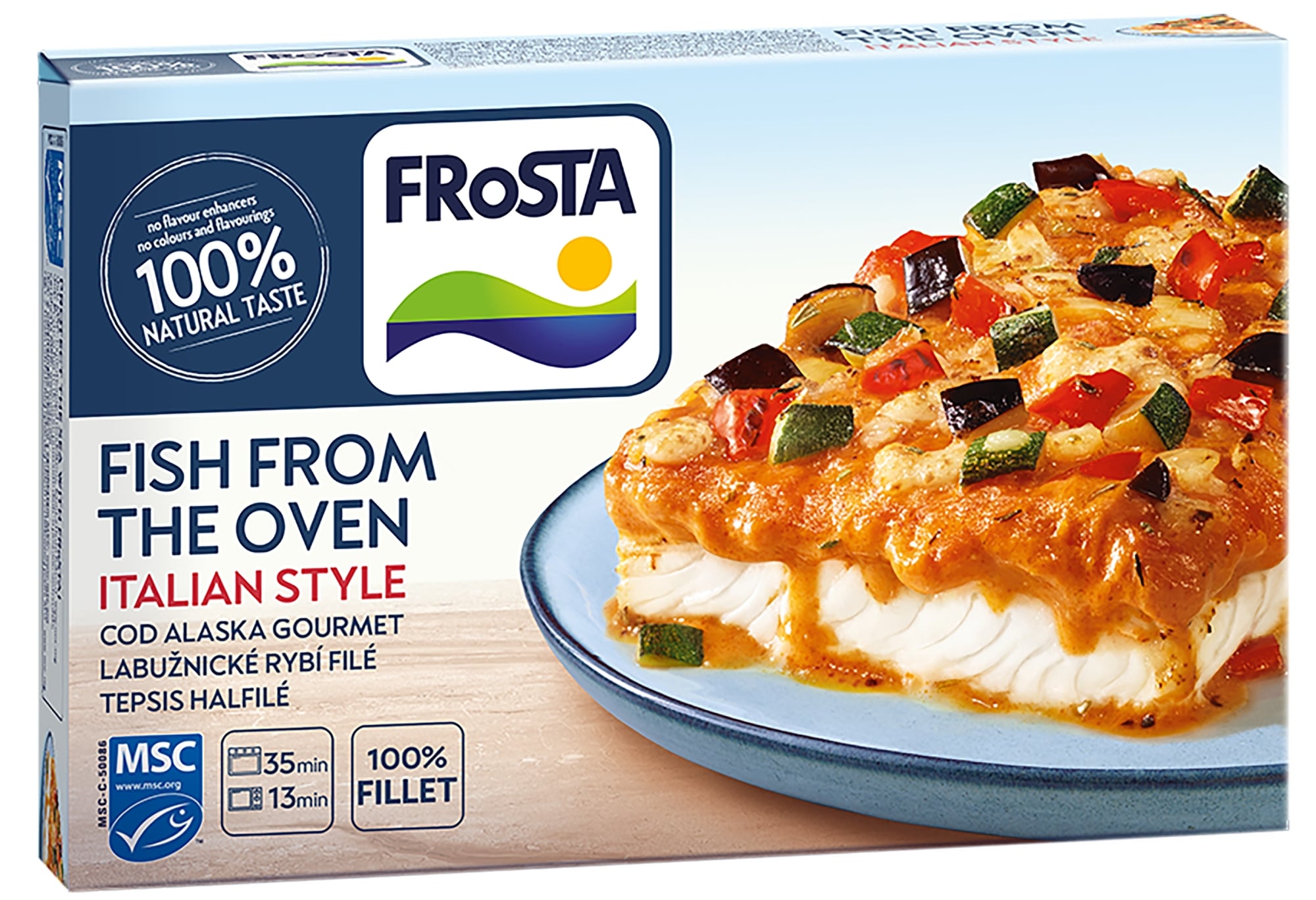 FRoSTA Tepsis halfilé olasz módra