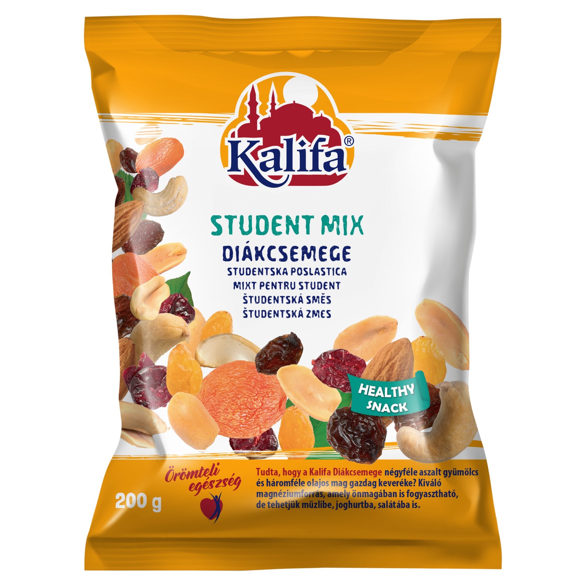 Kalifa diákcsemege (aszalt gyömölcsök és magvak keveréke)